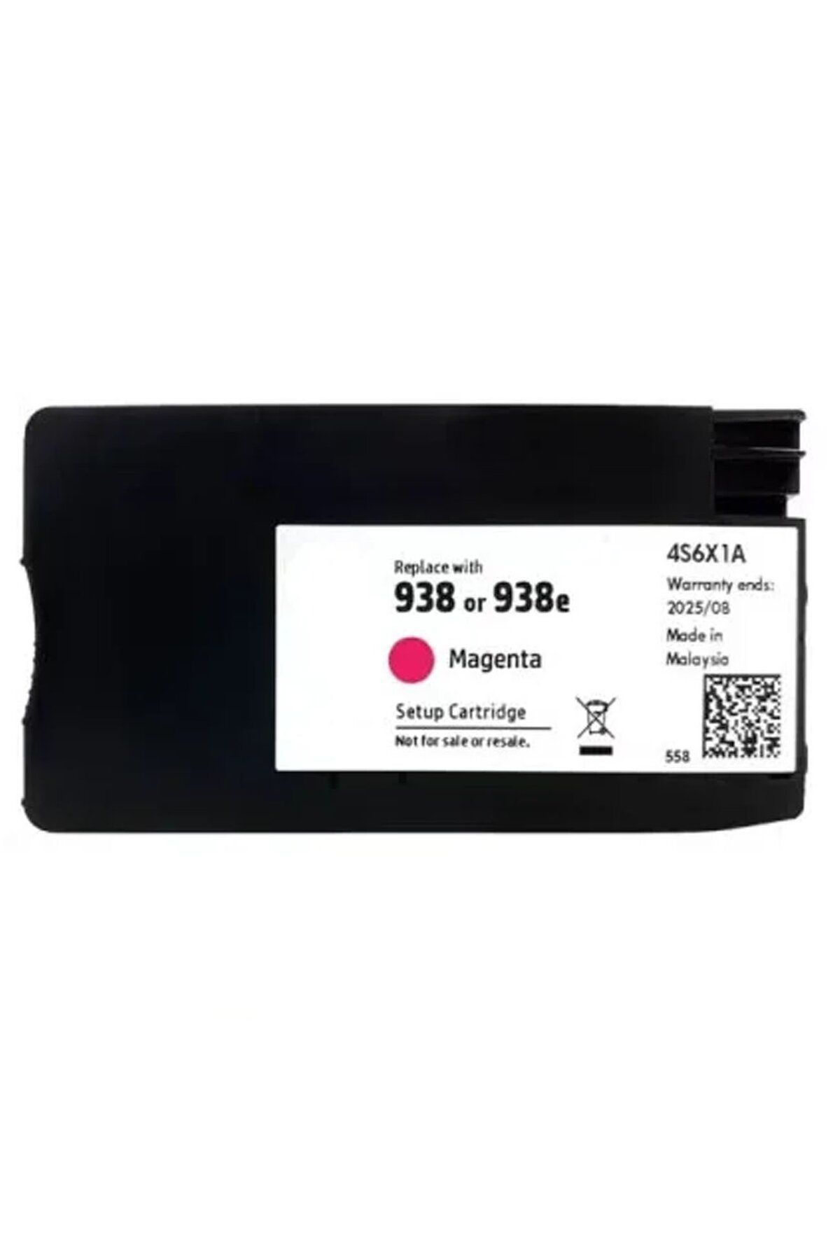 BK HP 938/4S6X6PE Kırmızı Muadil Mürekkep Kartuş HP Pro 9720 9730