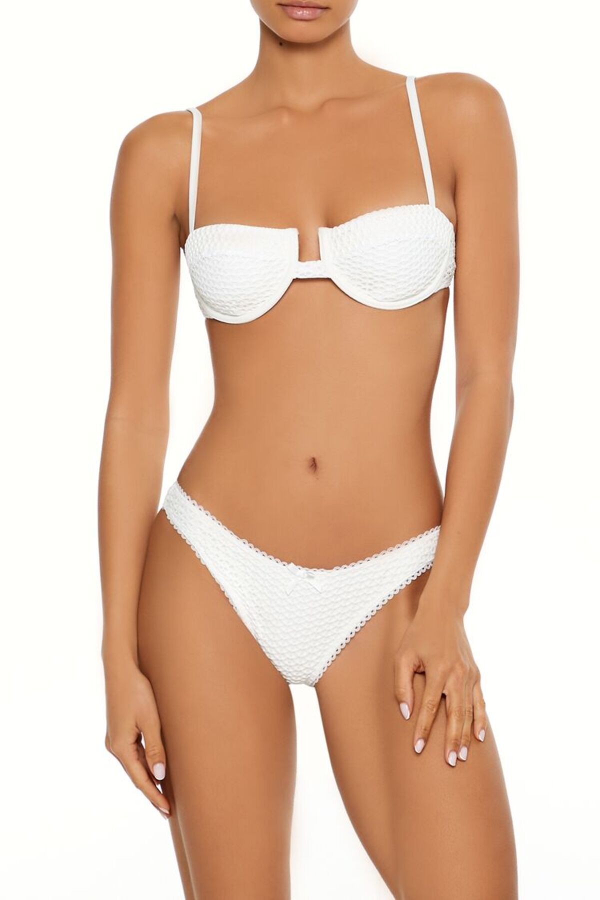 Forever 21 Kroşe Yüksek Bel Bikini Altı