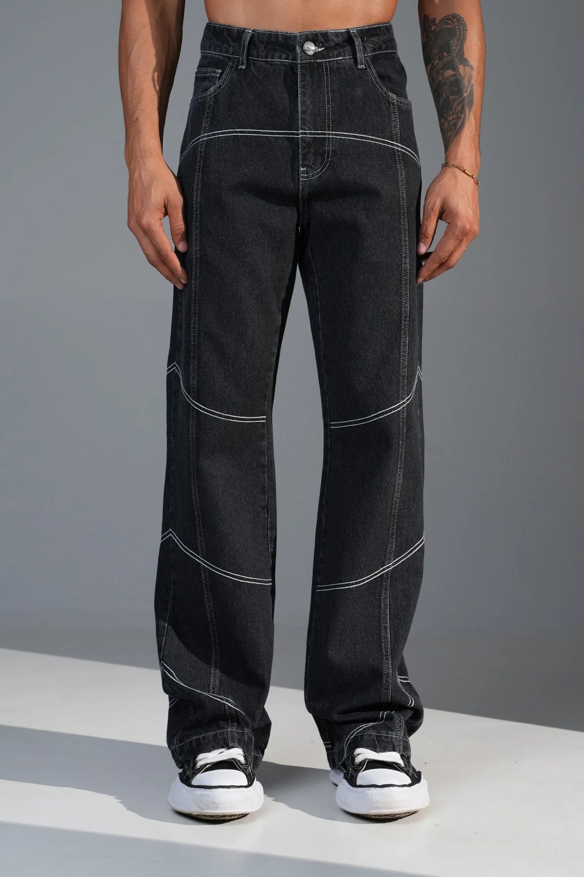 İkao Regular Fit Flare Kot Pantolon