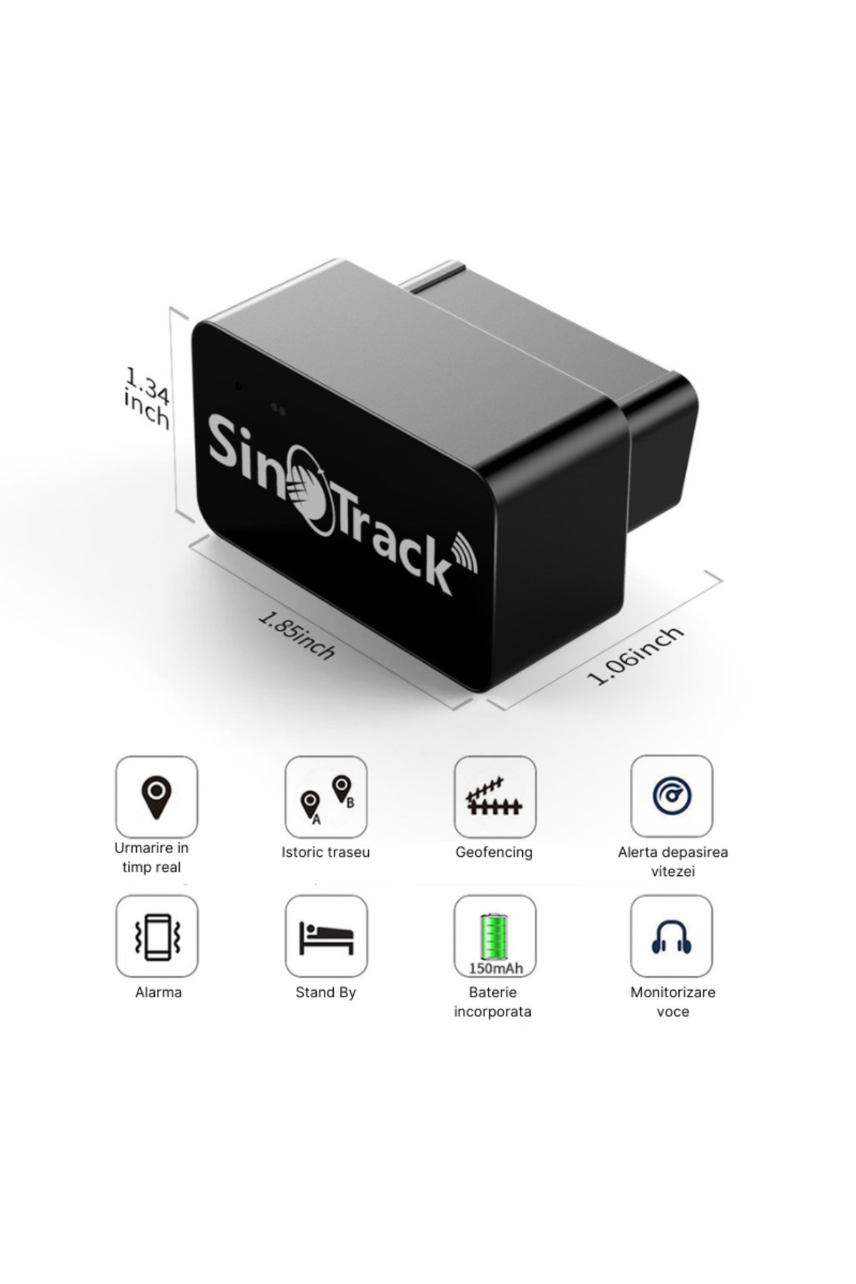 MaGeCa-GPS Tracker MaGeCa® ST-902A, Plug and Play with OBD interface, 2GA SIM, 150 mAh backup battery 2