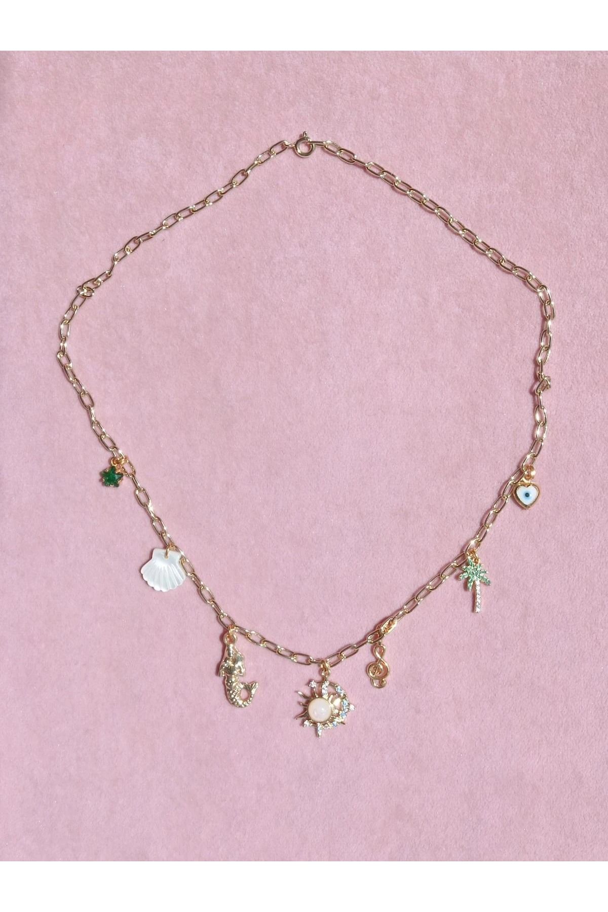 Reorah Collection Mermaid’s Paradise Charm Kolye Xuping Zincir