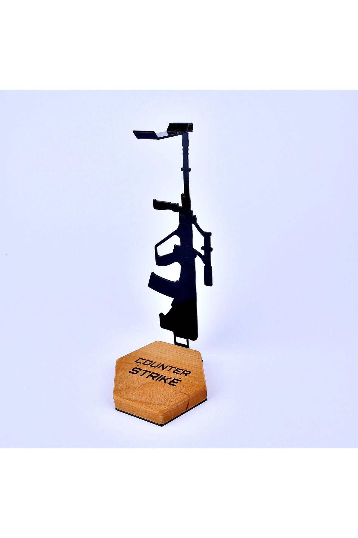Arya Gamer Zone Oyuncular İçin Counter Strike AUG Temalı Kulaklık Standı - Kişiselleştirilebilir - Gamer