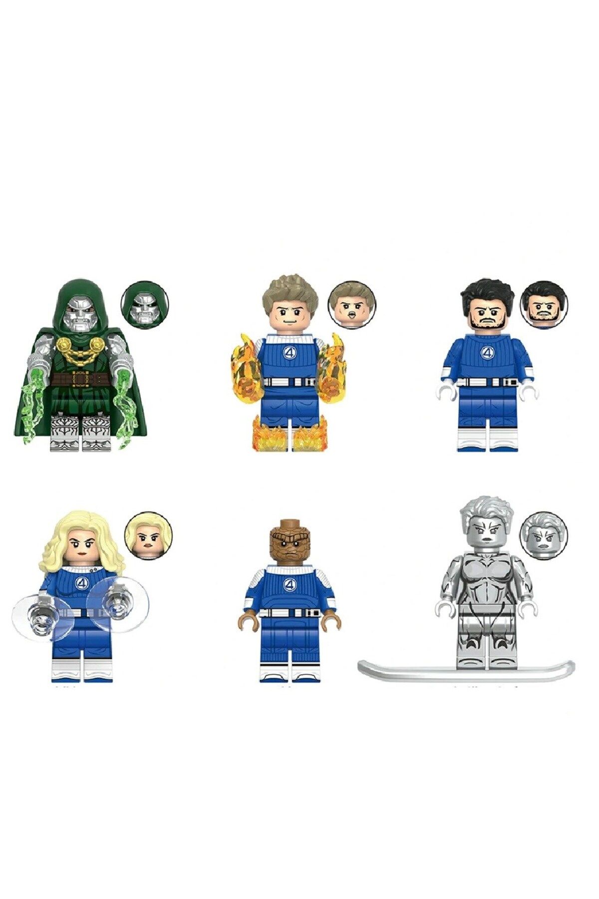 myminitoys süper Kahramanlar mini figür fantastik World 6lı set