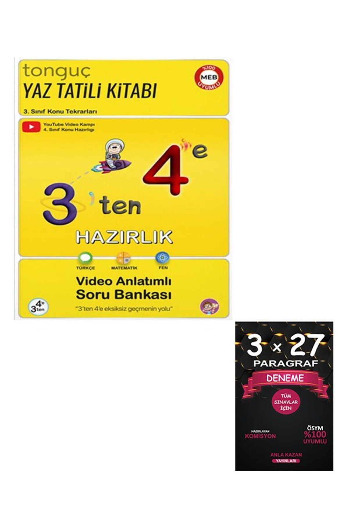 Anla Kazan Yayınları Tonguç Akademi 3 ten 4 e Hazırlık Kitabı