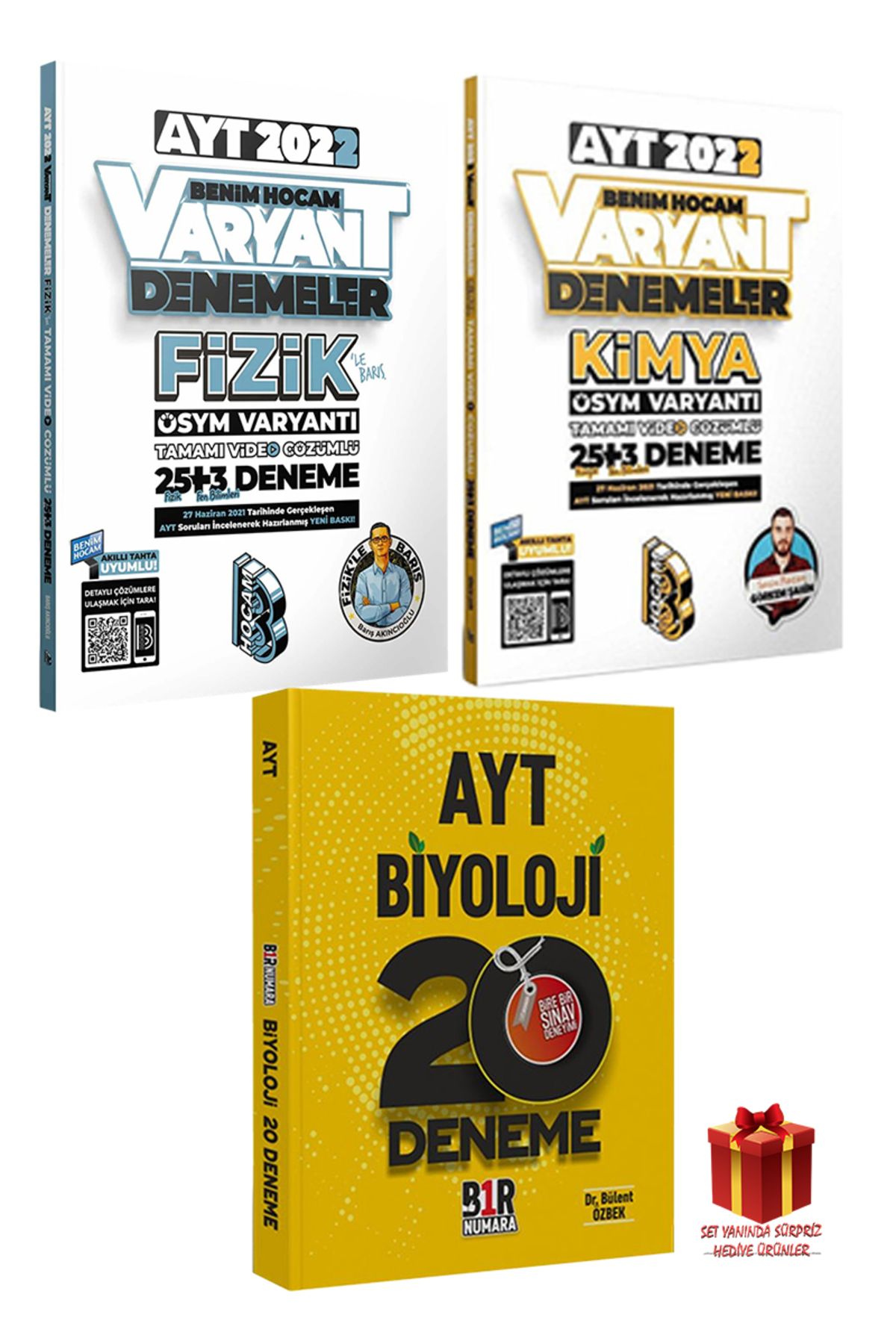 Panem Yayınları AYT AYT Fizik-Kimya-Biyoloji Deneme Seti+Hediye