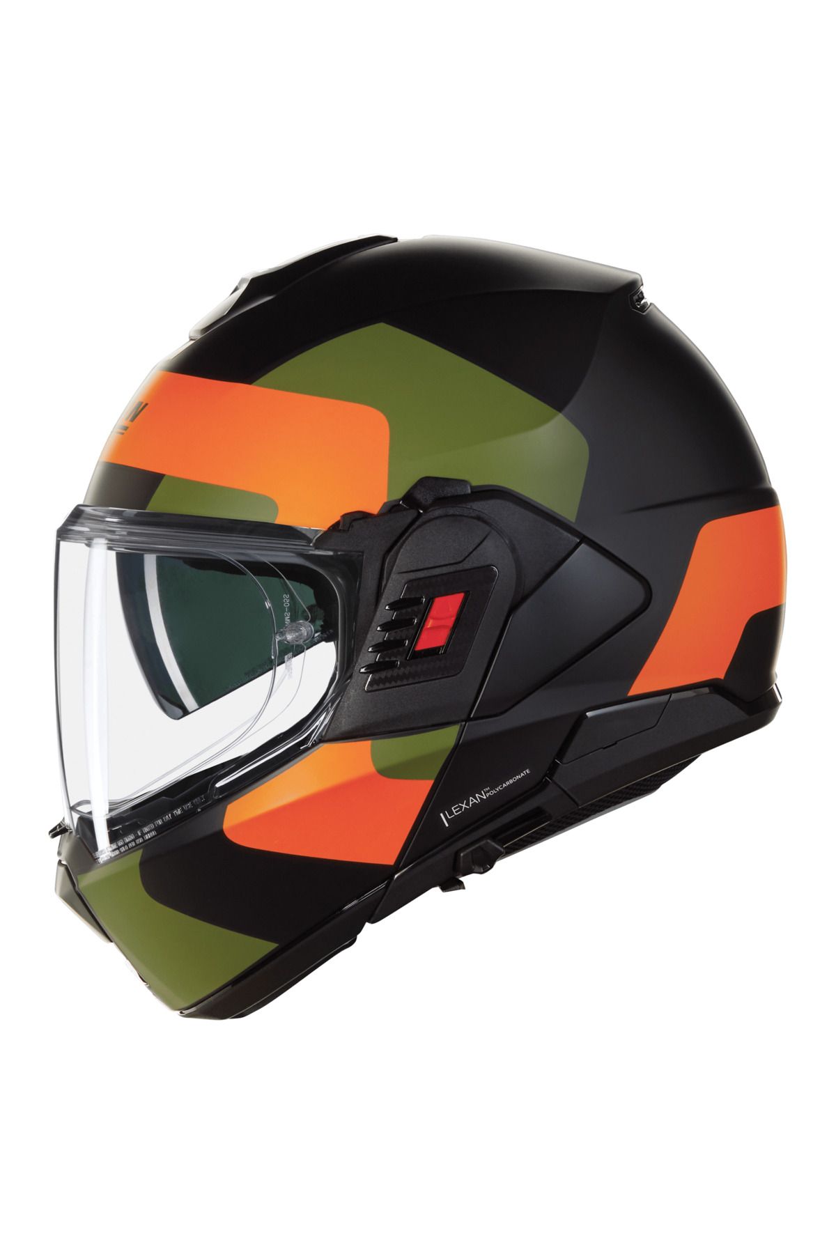 Nolan N120-1 OMOCROMO 345 ÇENESİ ARKAYA AÇILIR KASK