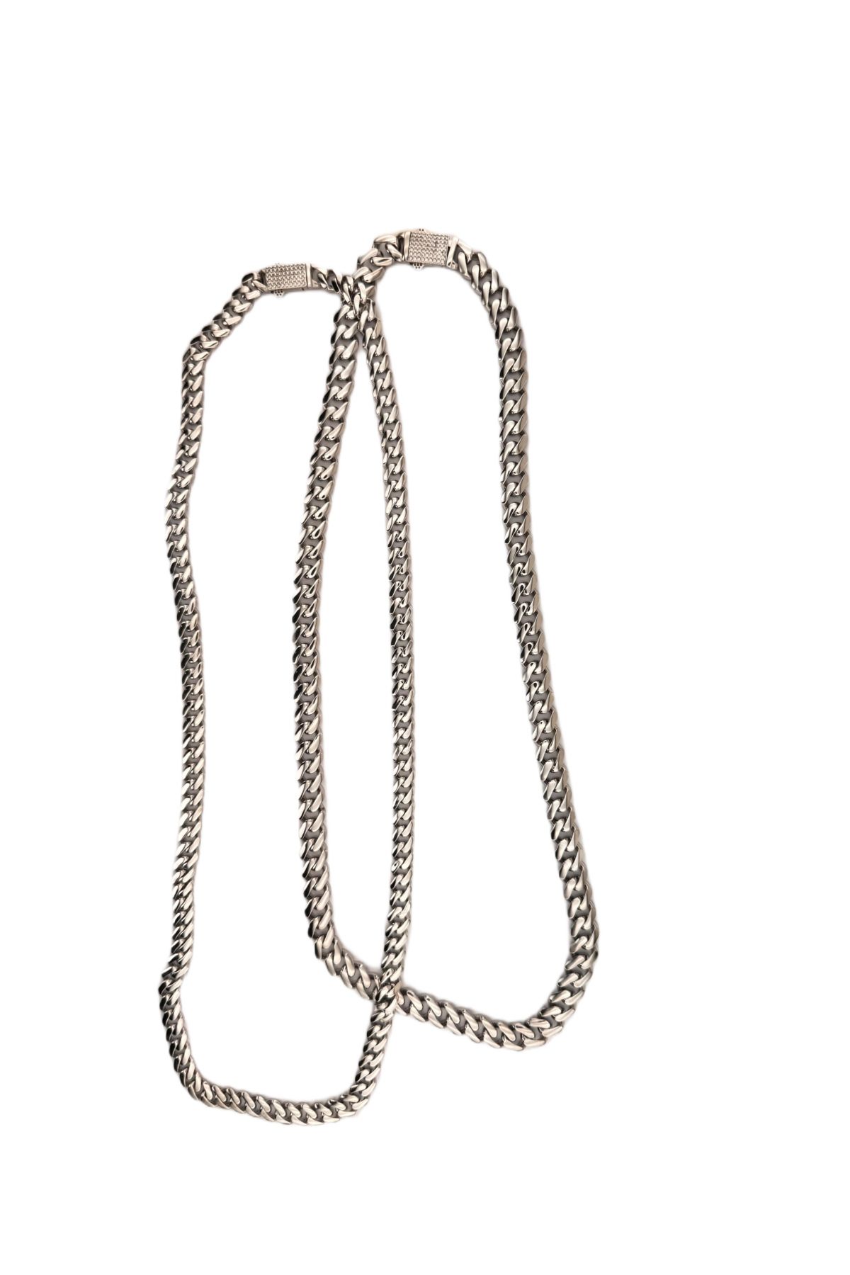 Vicenza Silver Taşlı Gurmet Gümüş Kolye - 925 Ayar Gümüş - 24"(61 cm)