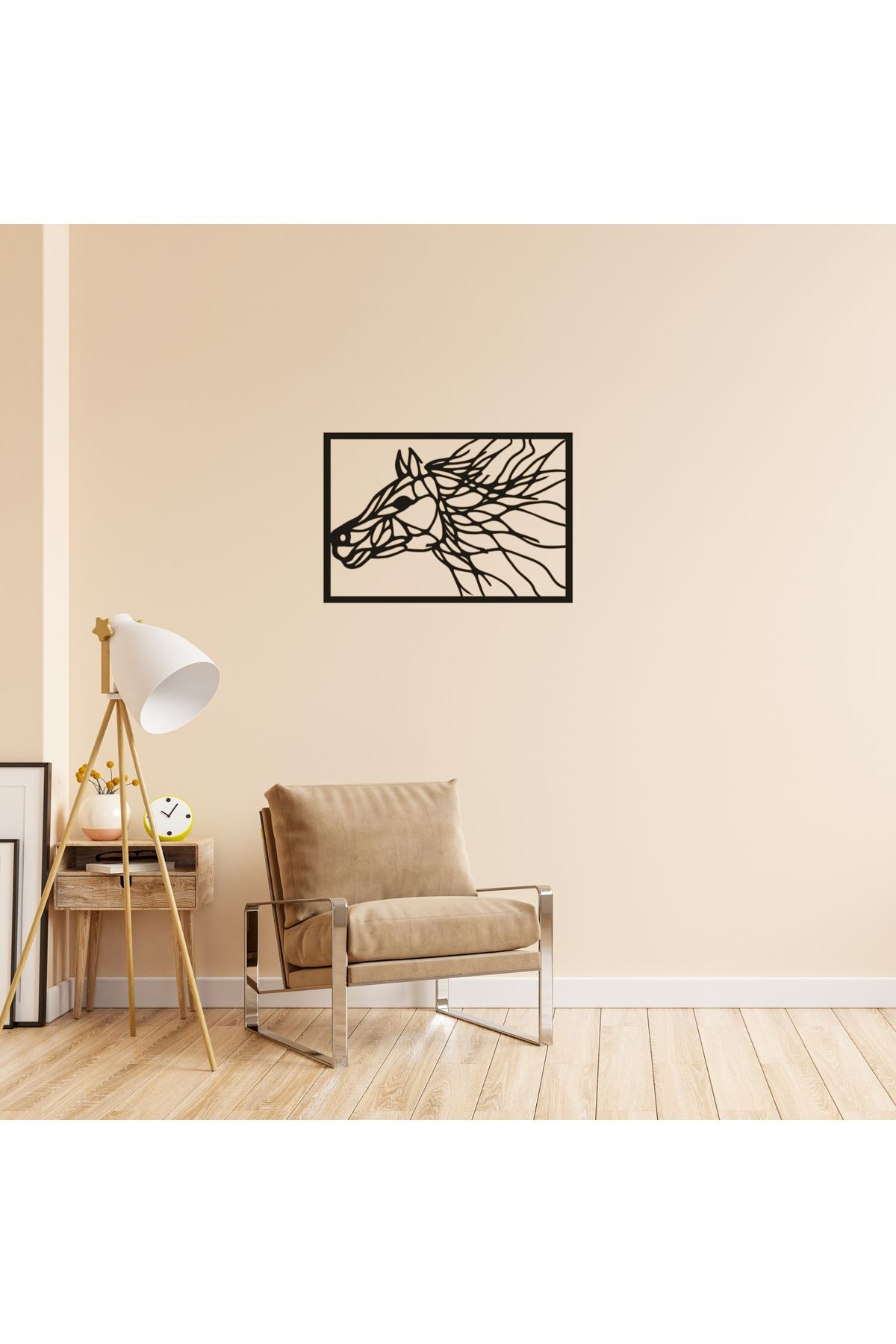 Grand Fine Art Tek Parça Renkli MDF Tablo At