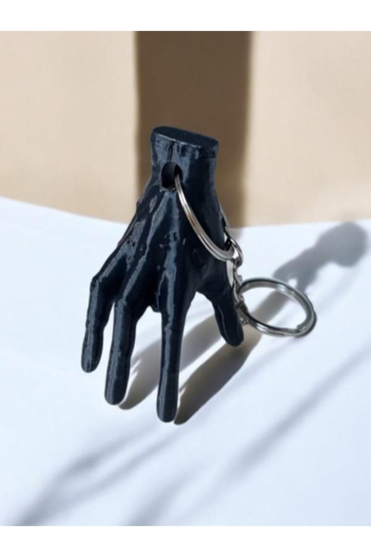 Home Wednesday Thing El Anahtarlık – Siyah, 3D Baskı, 4.3 cm