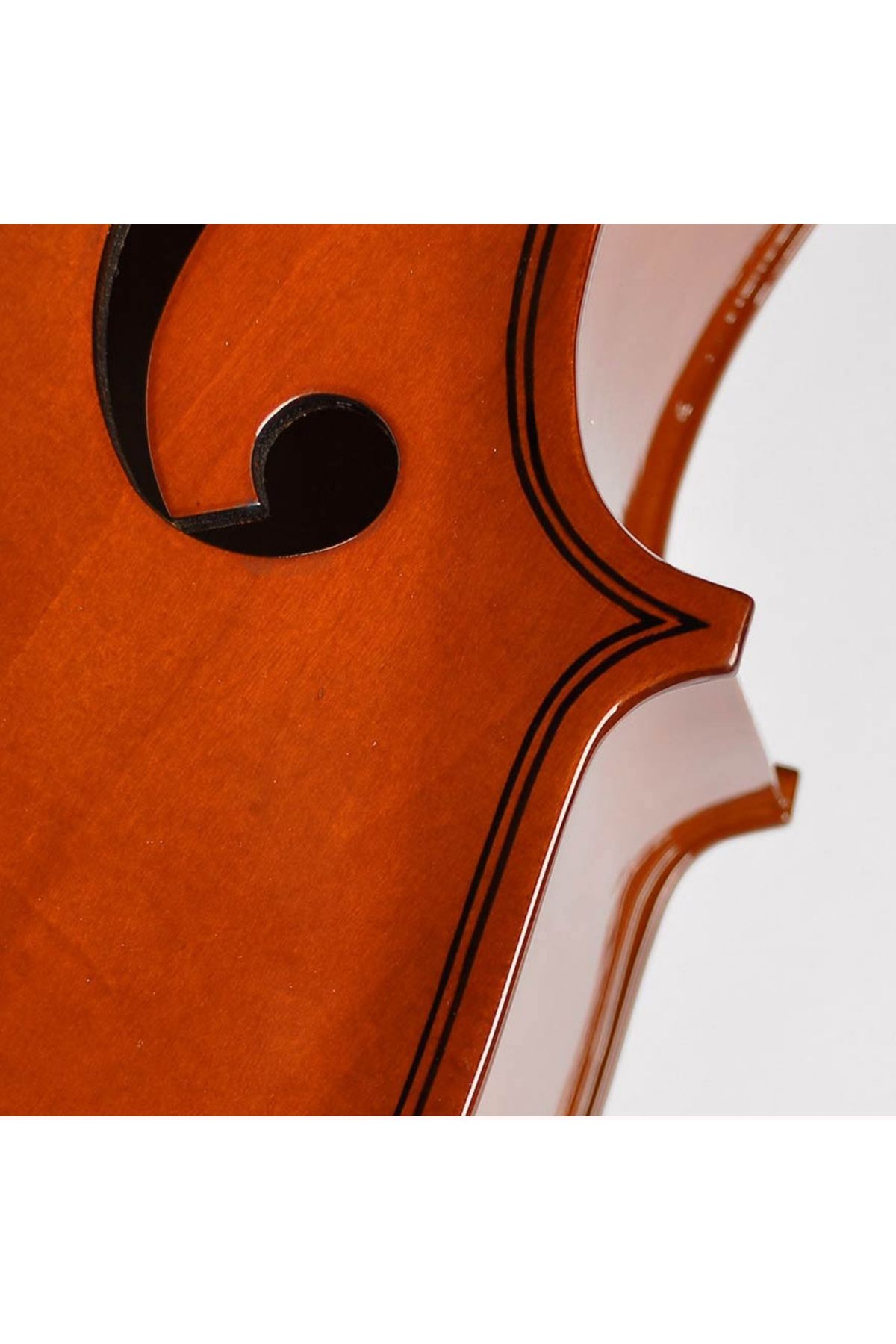 LEONARDO-LC1034 Natural cello set, size 3/4 bow, case for fixings 8