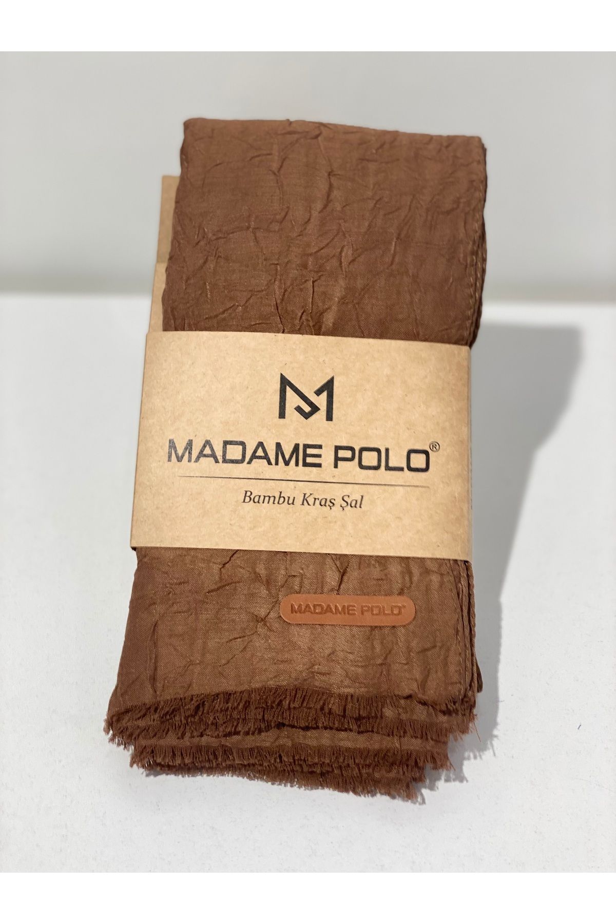 Perla Scarf & More Bambu Kıraş Şal Taba