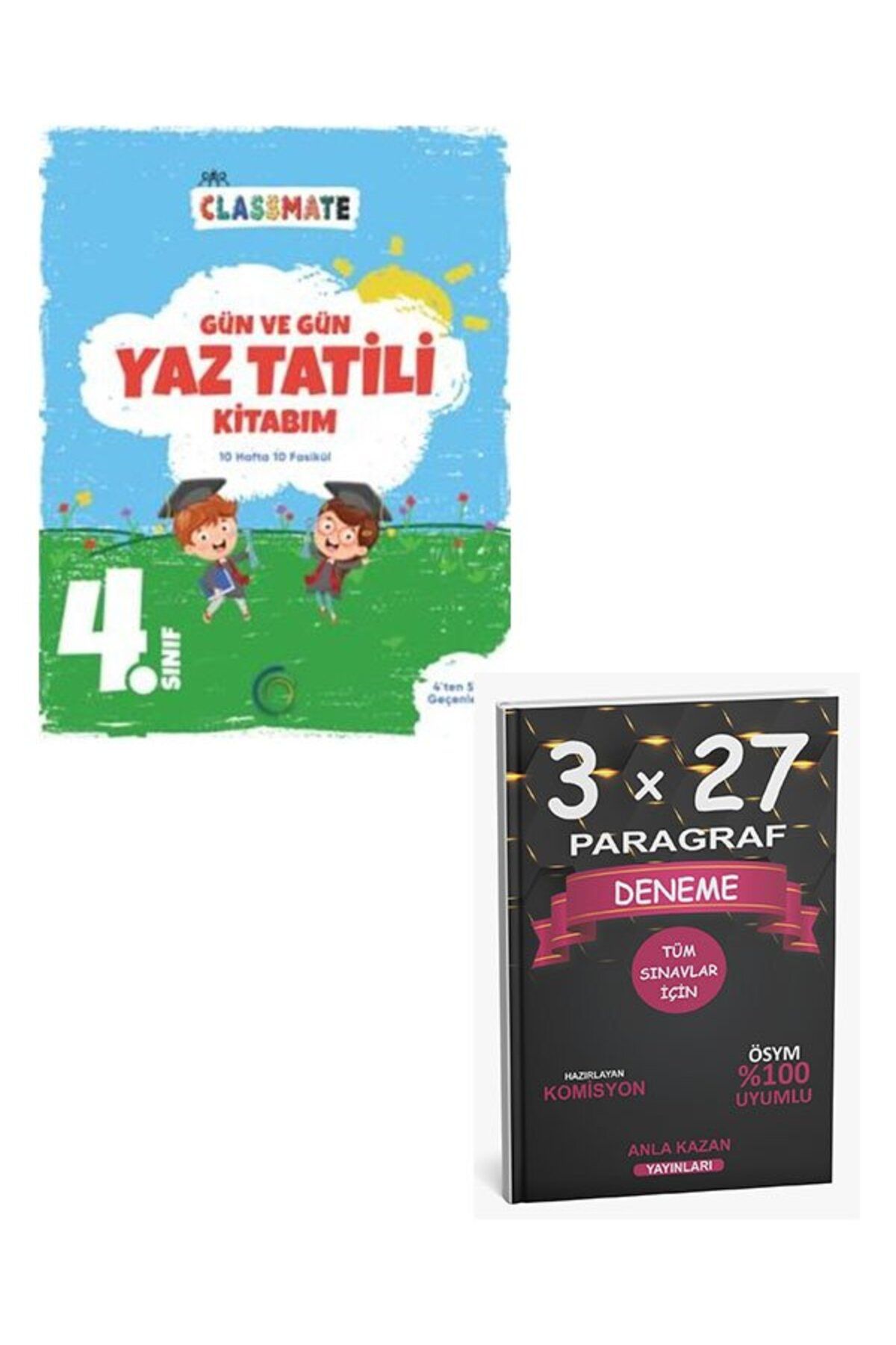 Anla Kazan Yayınları Okyanus Yayınları 4. Sınıf Classmate Gün Ve Gün Yaz Tatili Kitabım