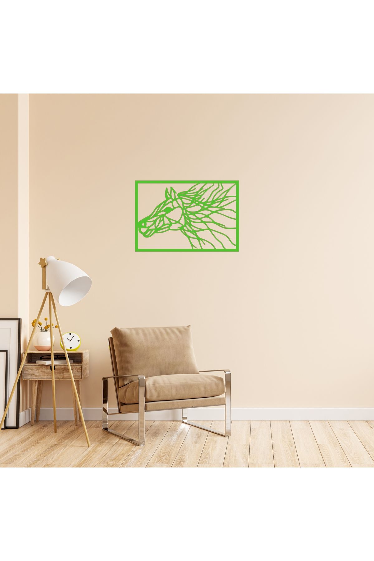 Grand Fine Art Tek Parça Renkli MDF Tablo At