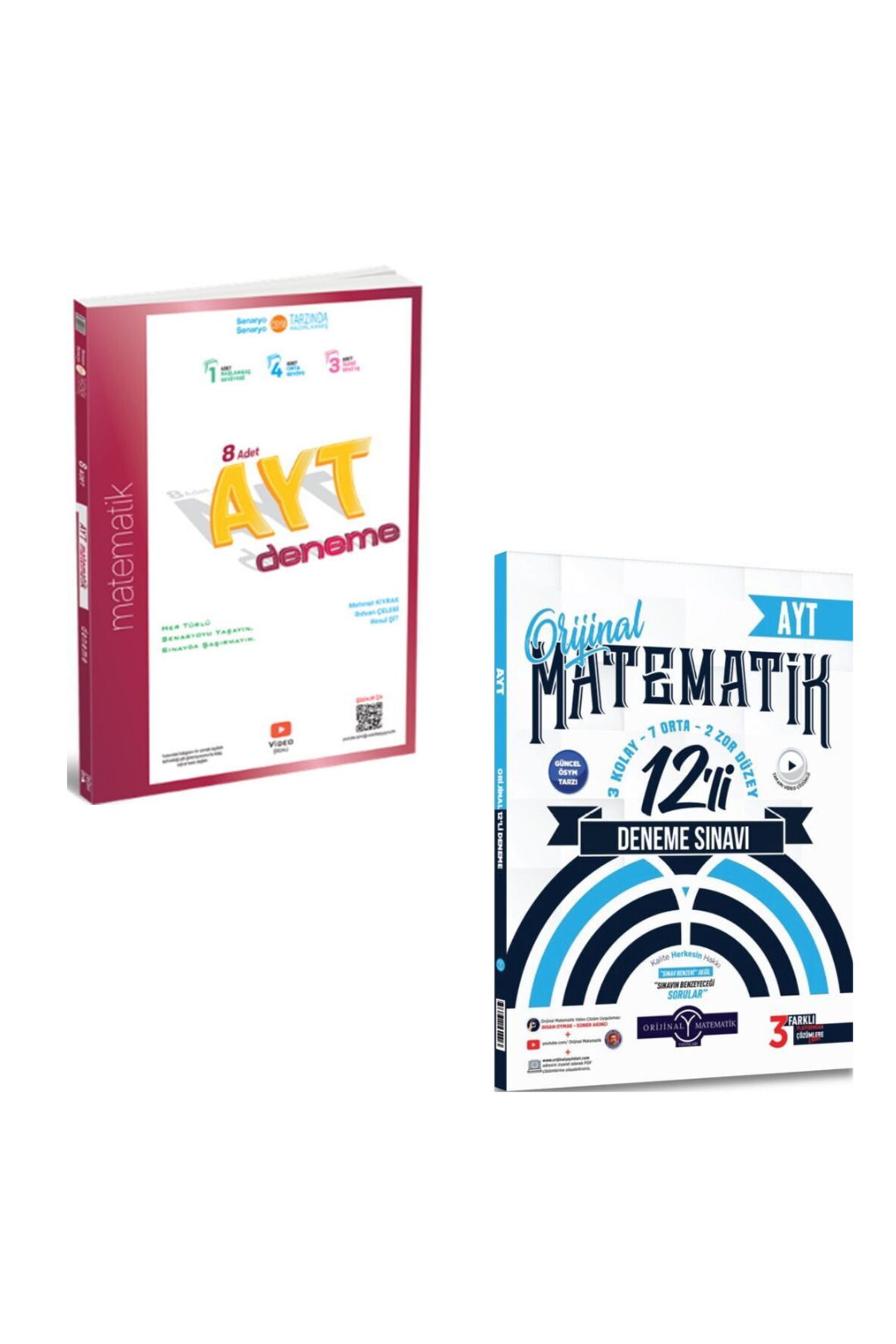 Marsis Yayınları 2025 Üçdörtbeş AYT Matematik Branş ve Orijinal AYT Matematik Denemeleri