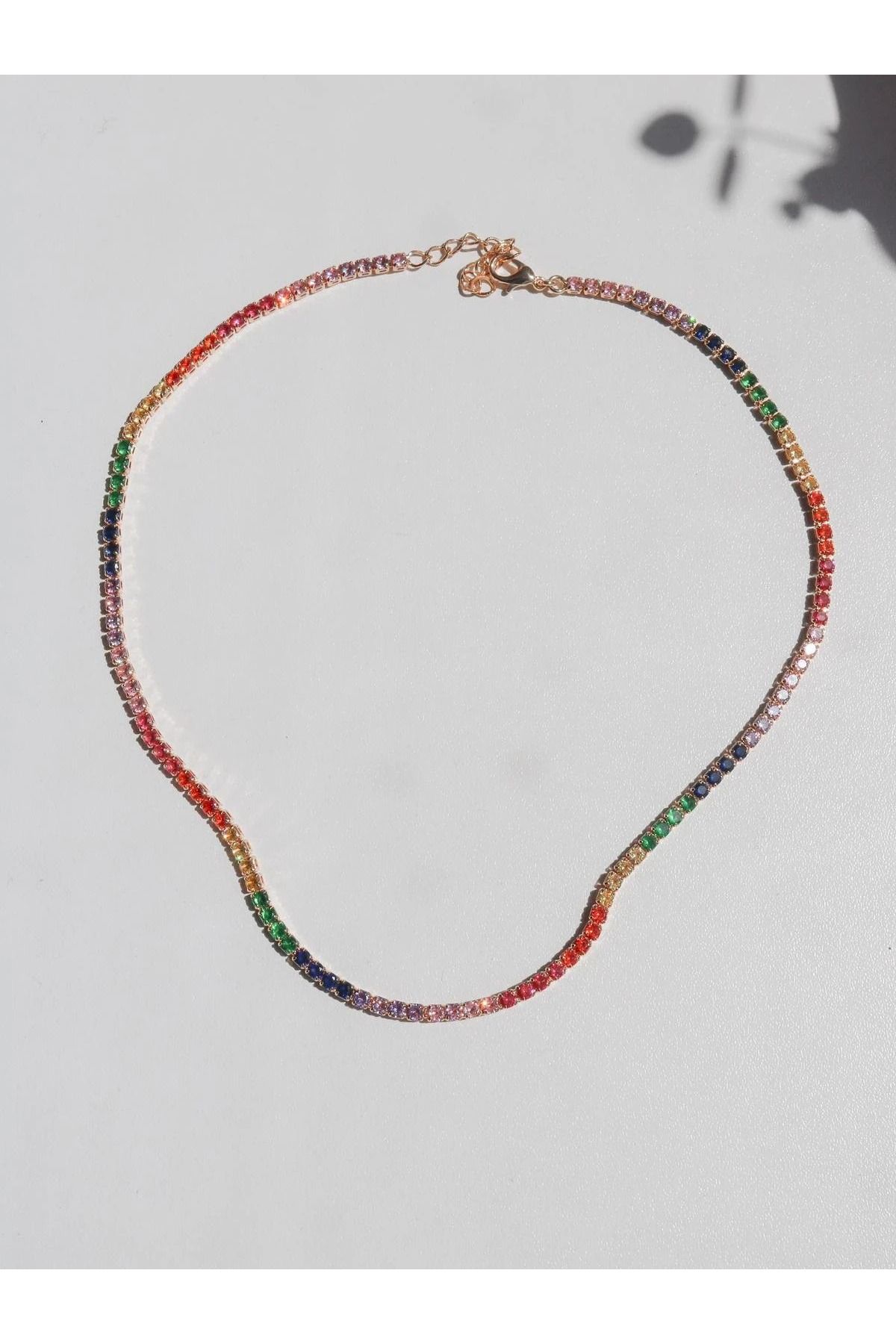 Reorah Collection COLORS Renkli Taşlı Kolye