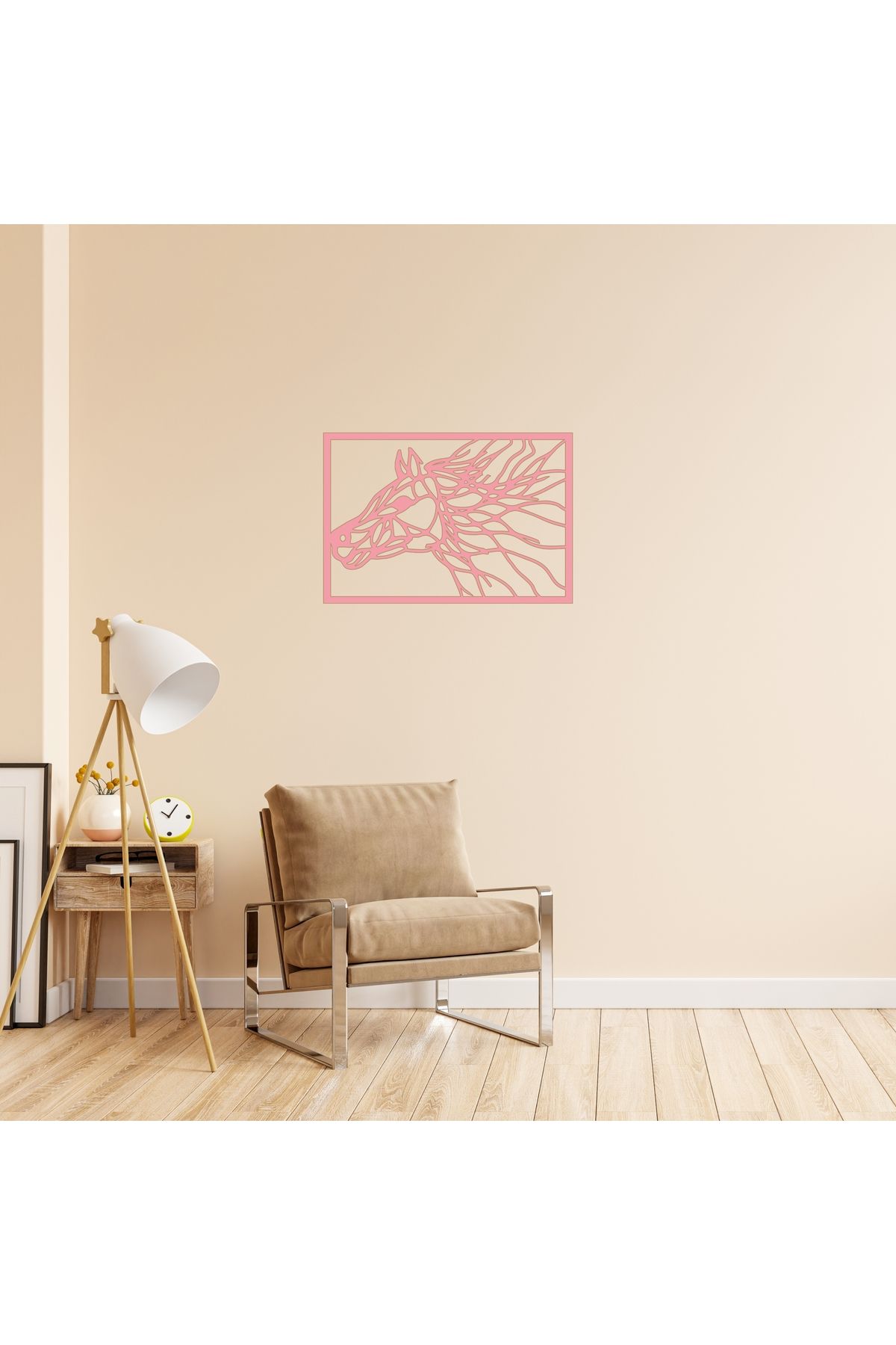 Grand Fine Art Tek Parça Renkli MDF Tablo At