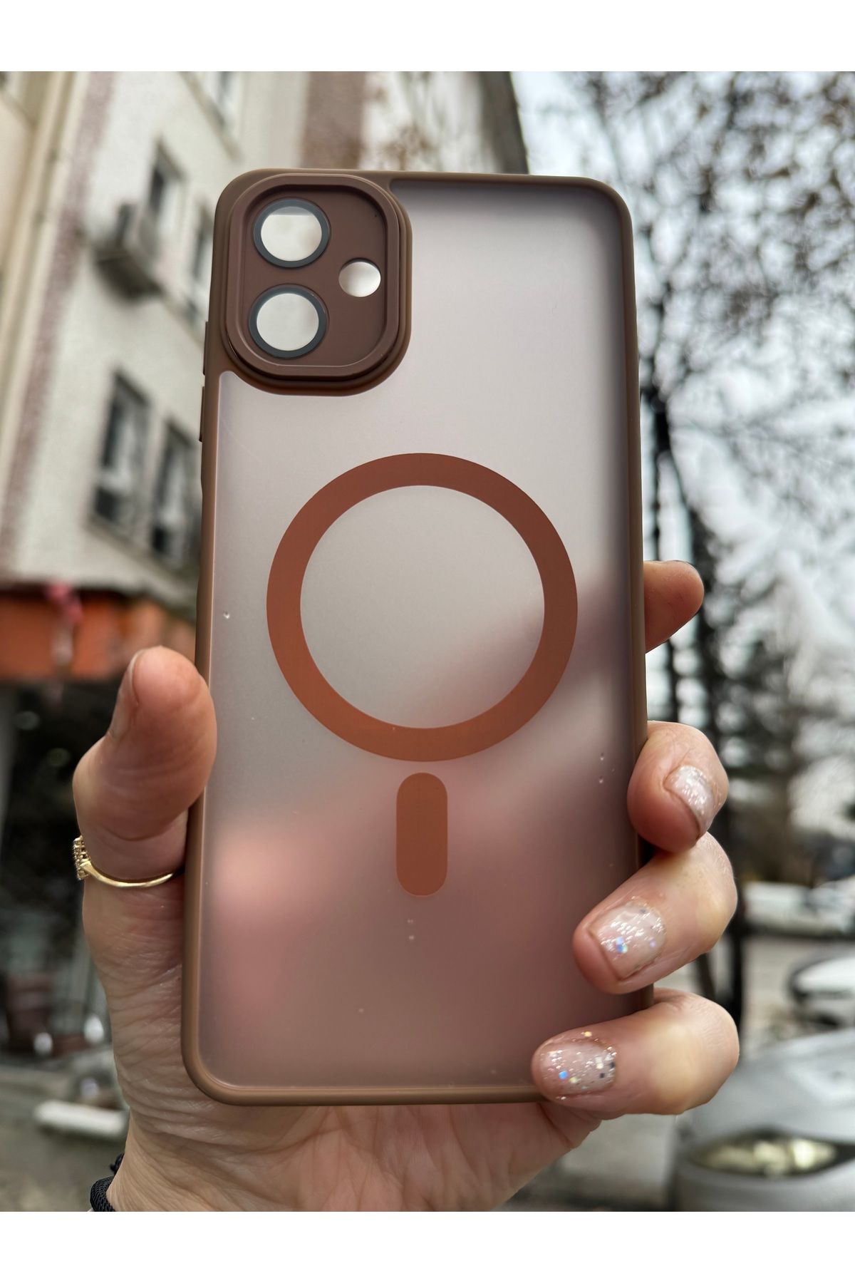 DÜNYA AKSESUAR Samsung Galaxy A06 Lens Korumalı Kılıf Mat Darbe Önleyici Tam Koruma Silikon Kılıf
