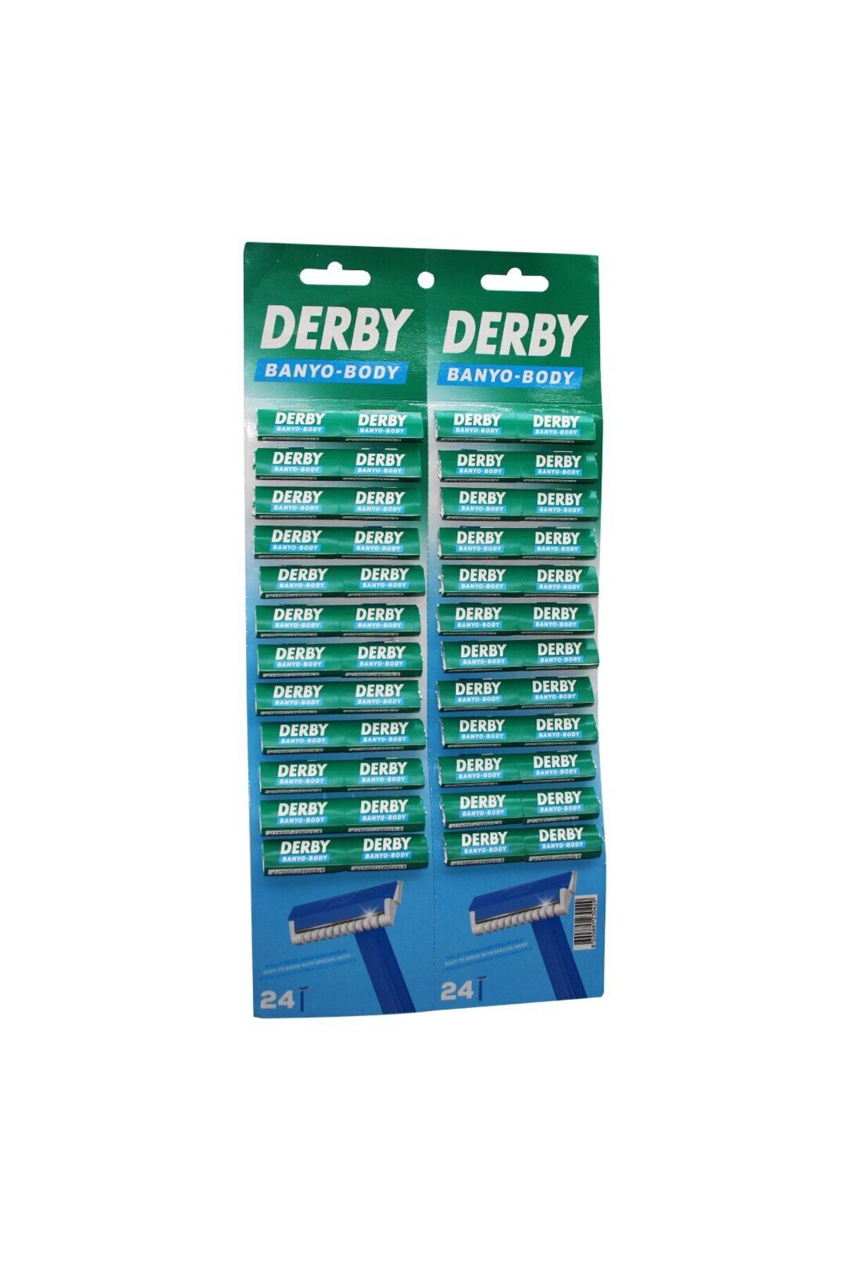 Emperium DERBY BANYO BODY TEK BIÇAK KARTELALI JİLET 48PCS (5122)