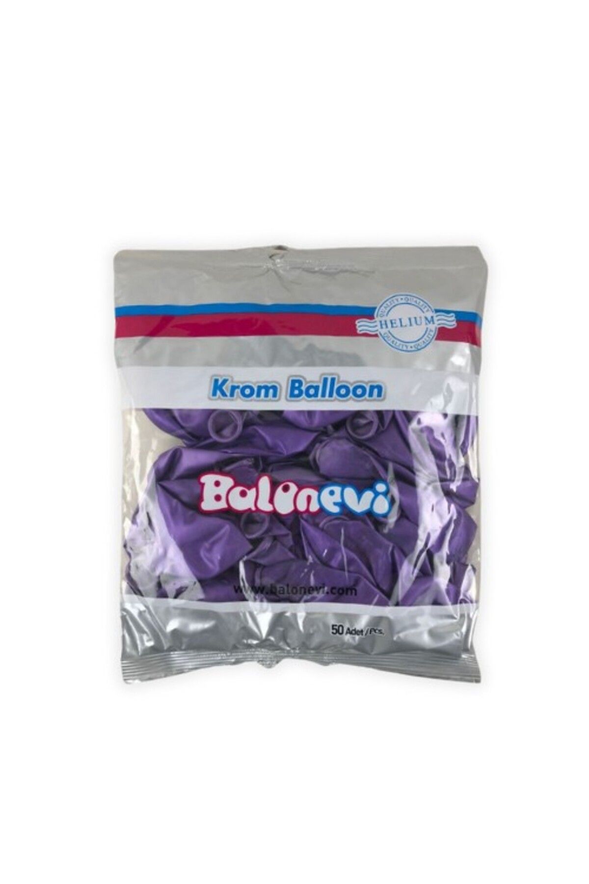 GLB BALON EVİ KROM BALON 12 İNÇ (30 CM ÇAP) 50'Lİ PAKET