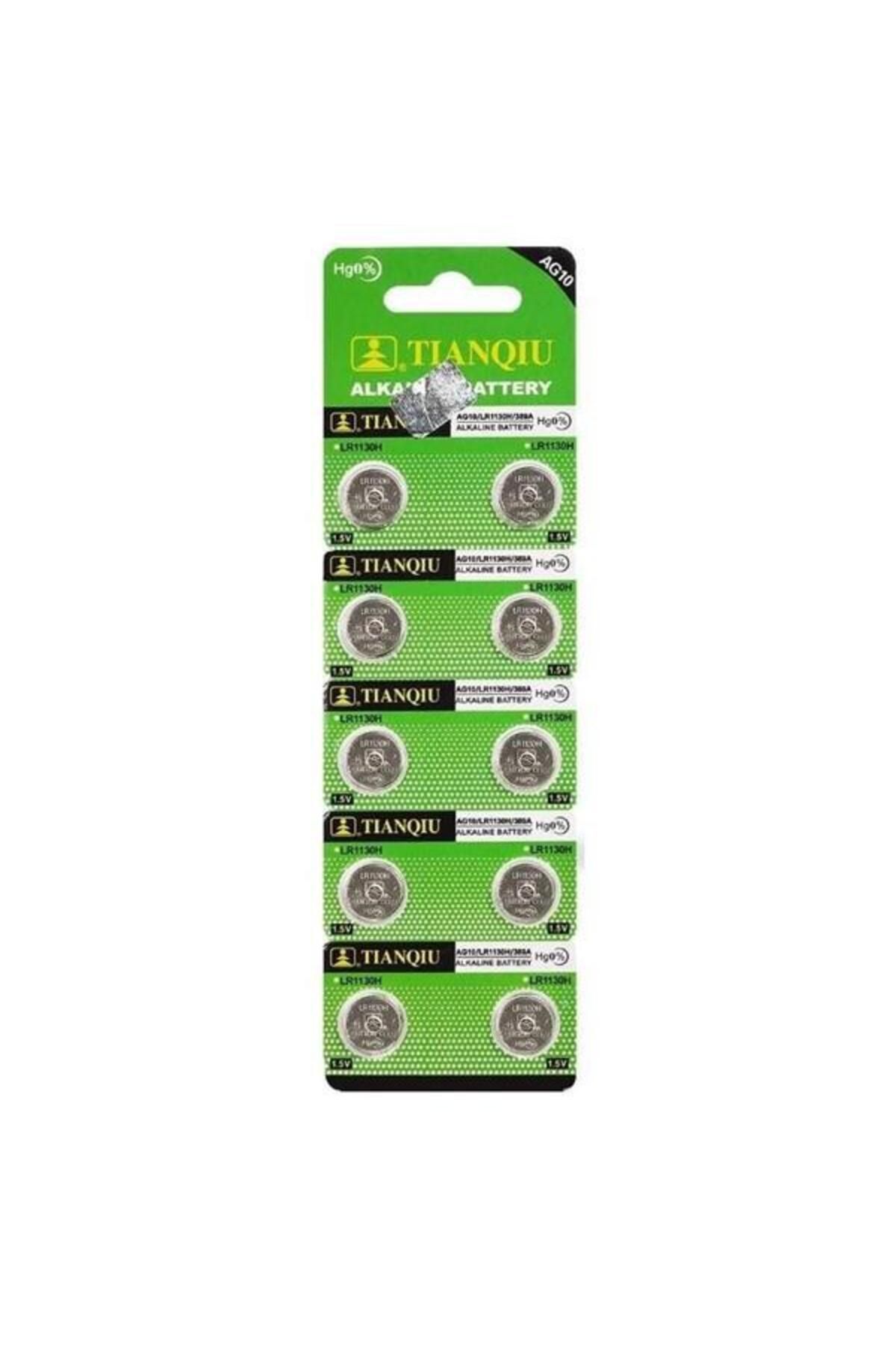 Modafiks Tianqui AG10 LR1130 389 Alkalin 10'Lu Pil