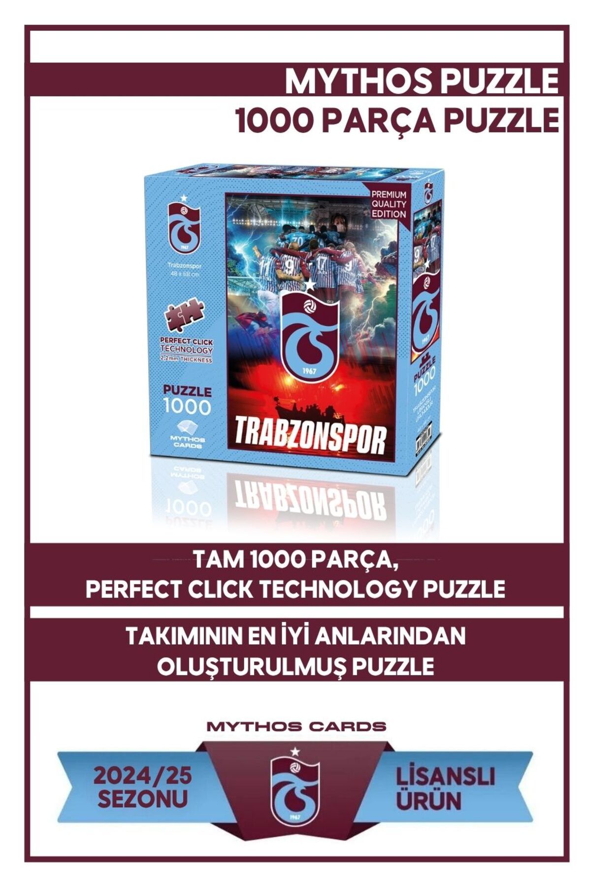Trabzonspor TAKIM 1000 PARÇA PUZZLE
