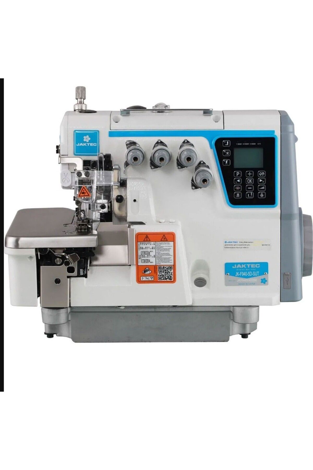 akyüz makine Jaktec F940 4 İplik Otomatik Overlok Makinesi