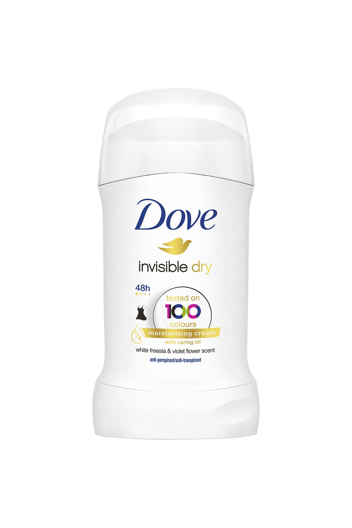 ANDOVER-Dove Invisible Dry antiperspirant deodorant stick for women, 40 ml 1