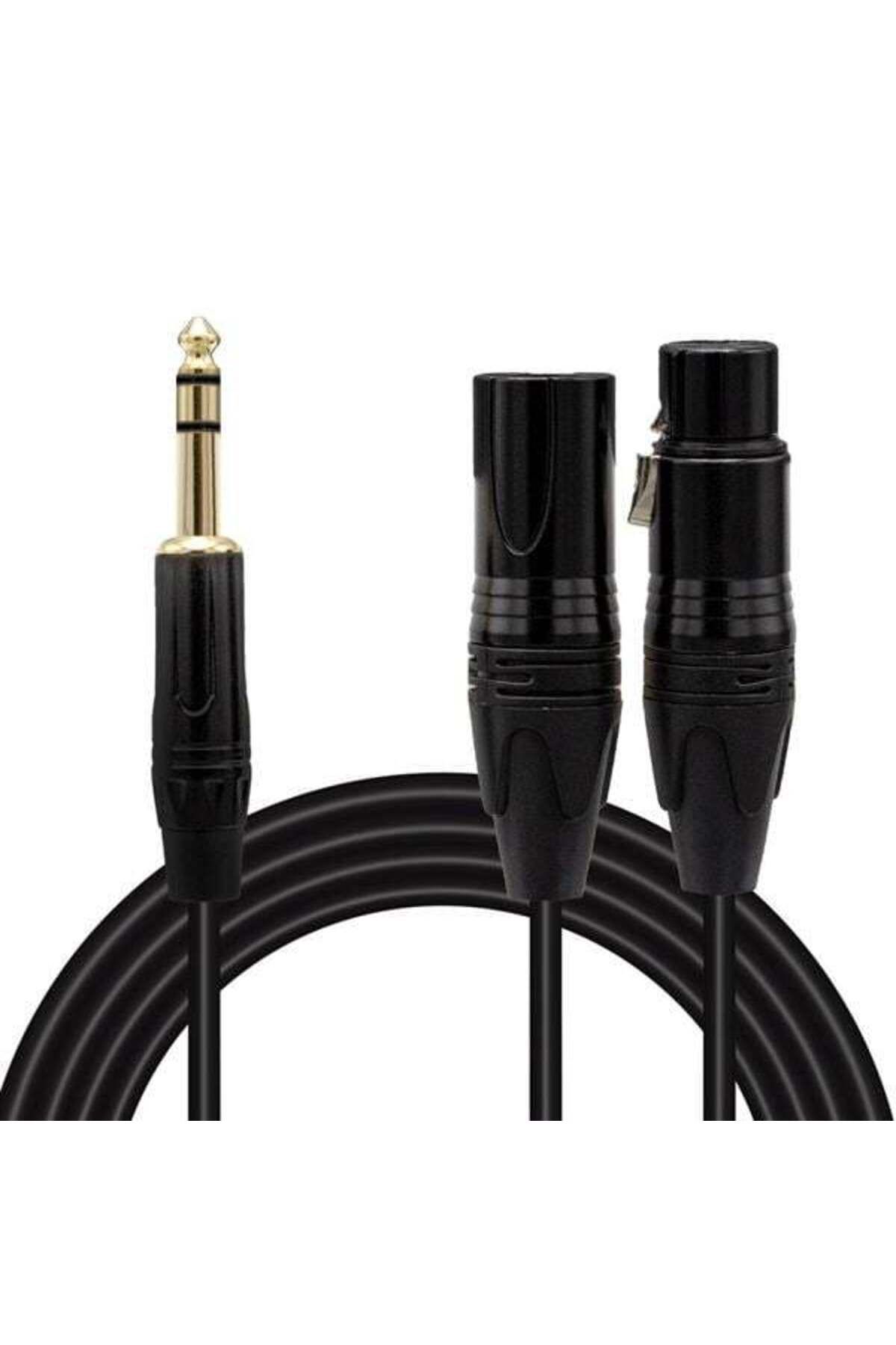 Modafiks Magicvoice LD390A Canon Erkek Dişi - 6.3 Mm Stereo Erkek 1.5 Metre Kablo