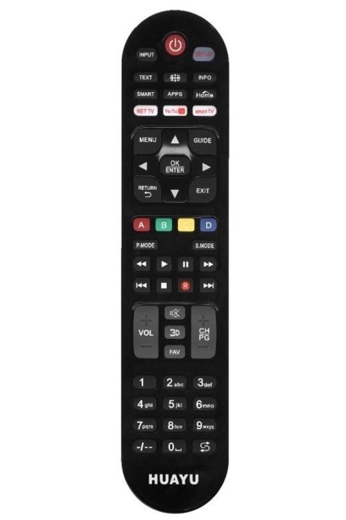 CENEN Huayu Kl Urc1517 Netflıx-youtube-amazon Tuşlu Lcd Led Tv Unıversal Kumanda