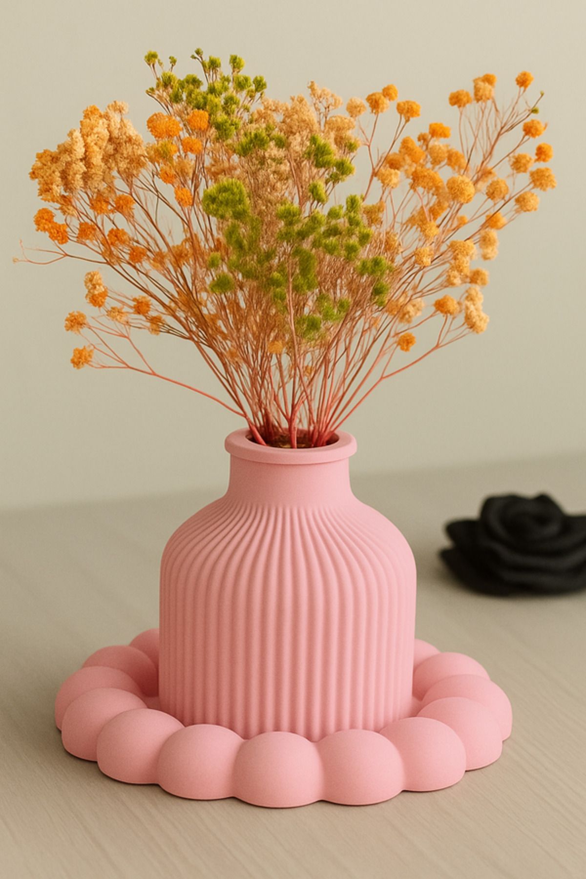Home 2 Lİ BUBBLE BİBLO ÇİÇEKLİK SET Pembe