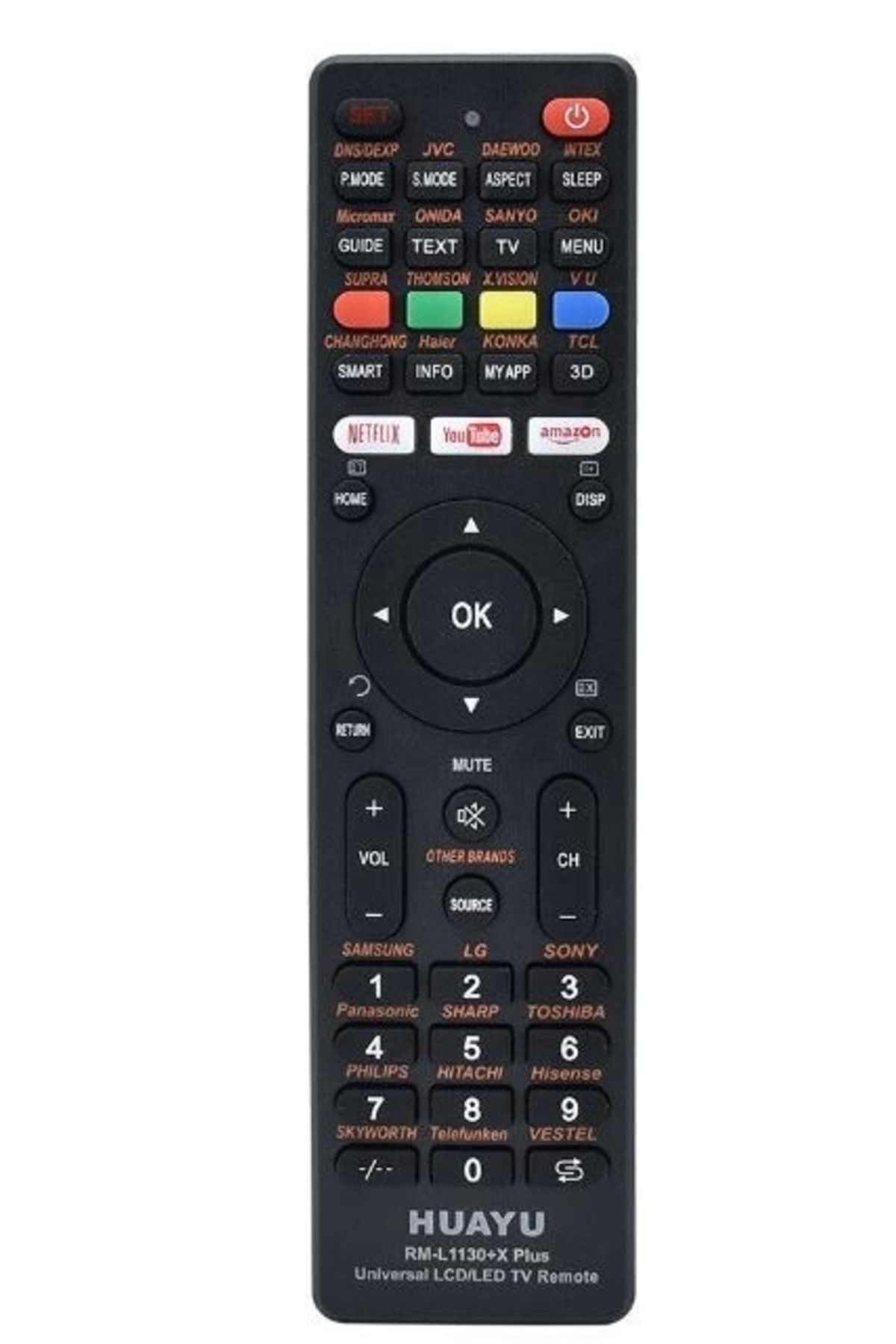 CENEN Huayu Kl Rm-l1130+x Plus Siyah Unıversal Lcd Led Tv Kumanda