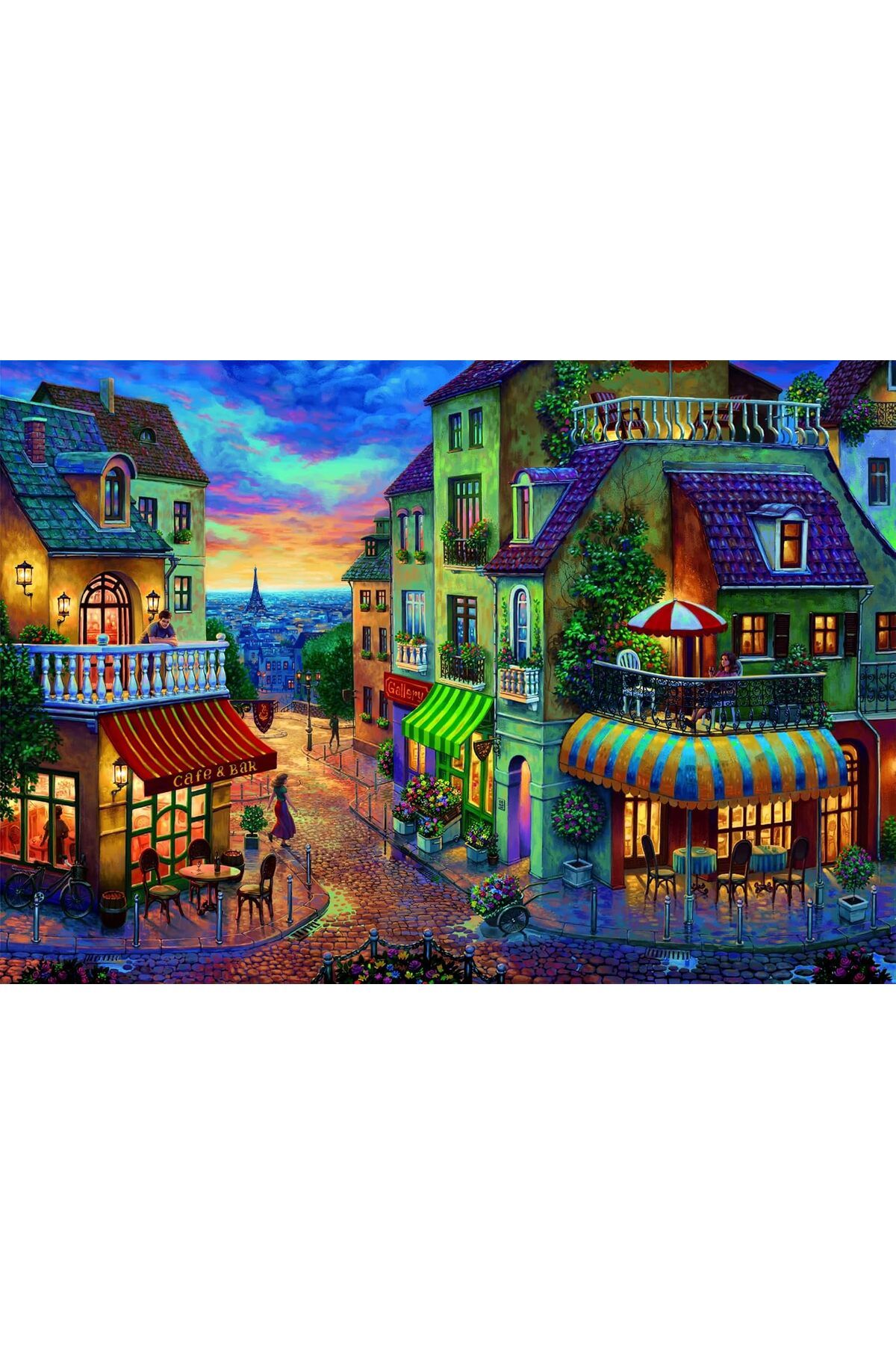 CLEMENTONI 2000 Parça Wandering Around Paris Puzzle