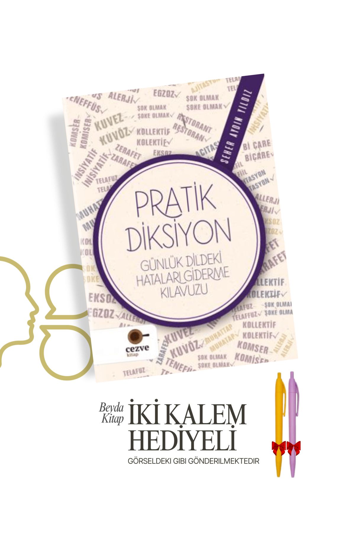 Cezve Kitap Pratik Diksiyon - Seher Aydın Yıldız - İki Kalem Hediyeli - DKSYN28