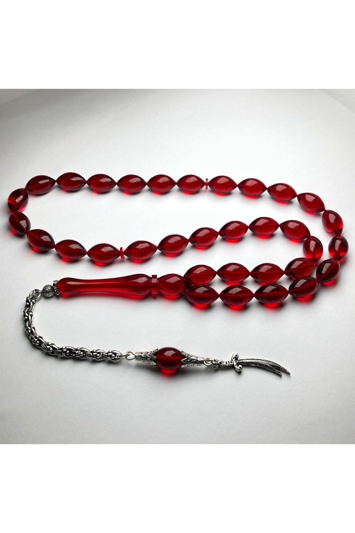 dergah tesbih-Alexander Model Rosary - Amber Design 4