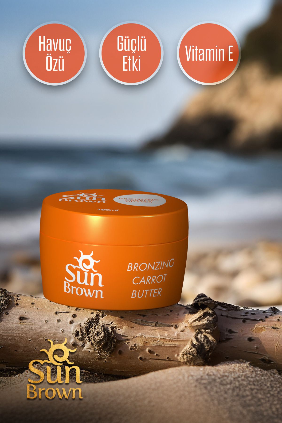 Sun Brown-Carrot Butter Bronzing Cream 100 ml 3