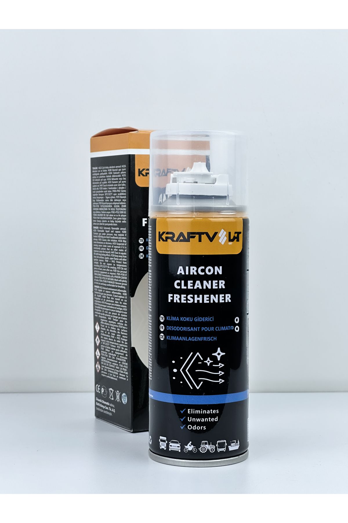 Kraftvoll KLİMA BOMBASI 200ml. - KLİMA KOKU GİDERİCİ + KLİMA TEMİZLEYİCİ