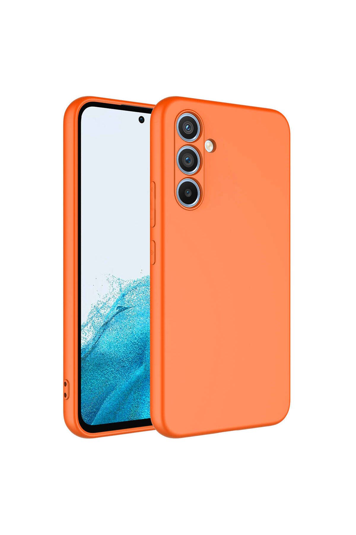halkhouse Samsung Galaxy A24 Kılıf Renkli Esnek Kırılmaz Yüksek Koruma Silikon Marra Kapak