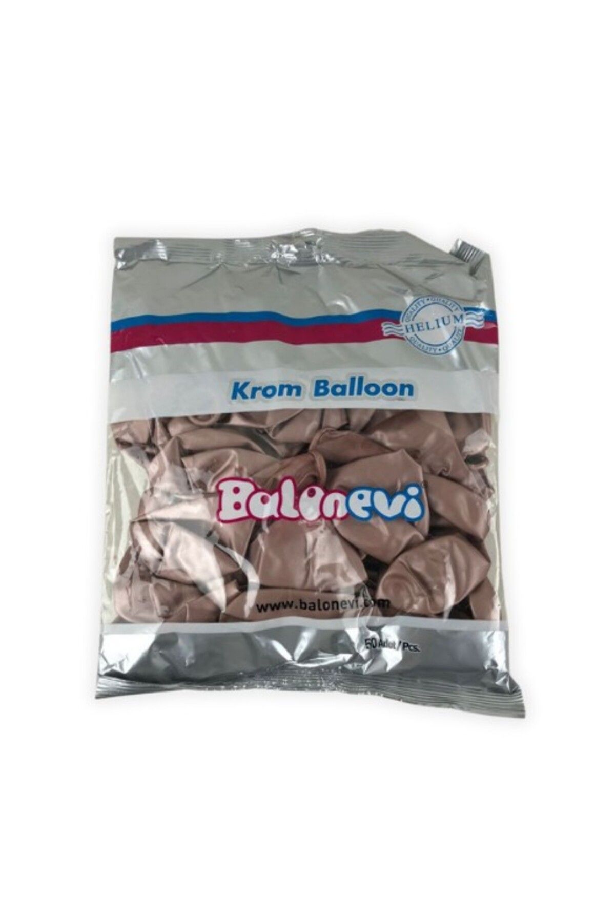 GLB BALON EVİ KROM BALON 12 İNÇ (30 CM ÇAP) 50'Lİ PAKET
