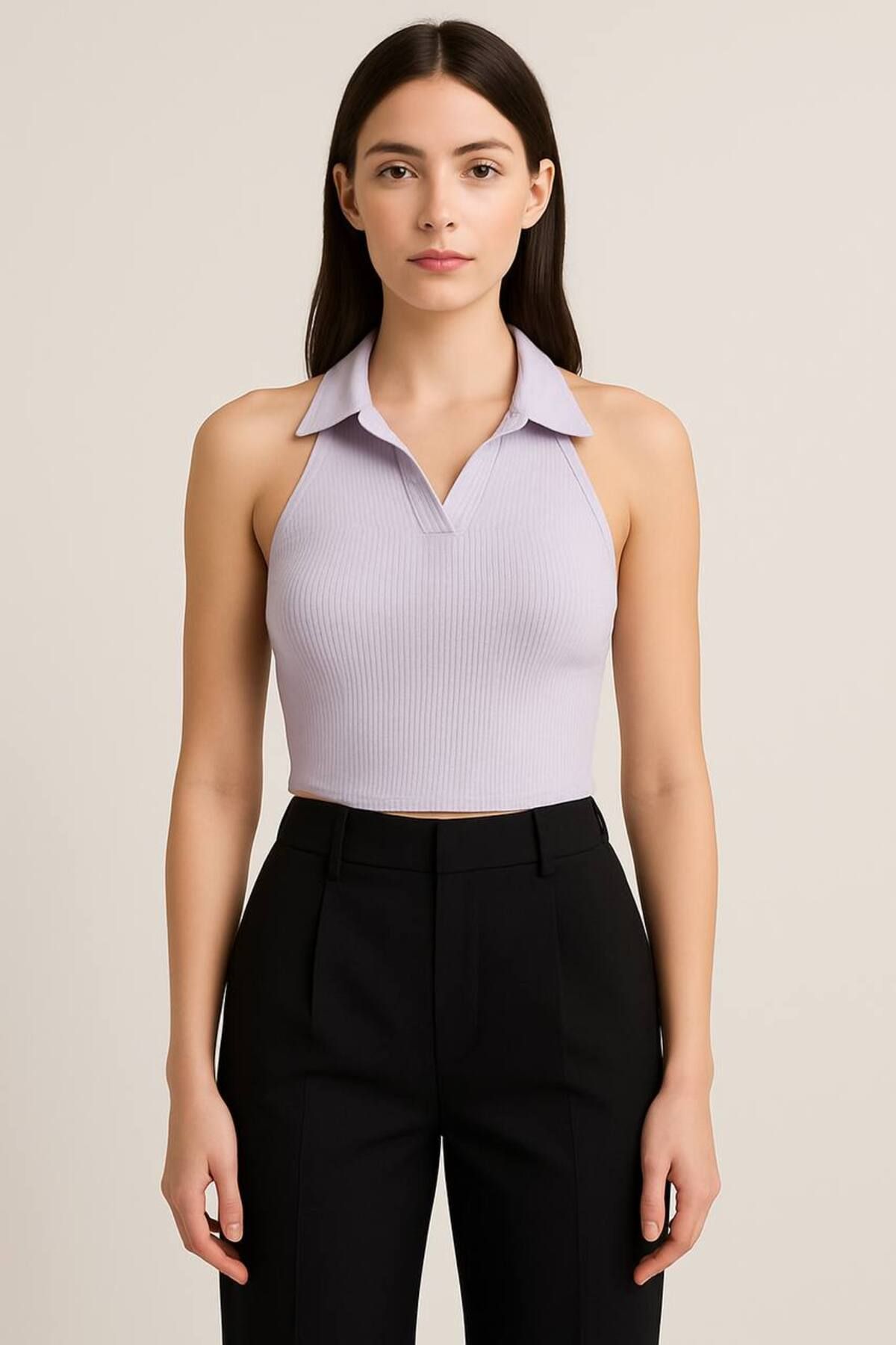 Baya Butik Kadın Ön Pat Detaylı Bluz