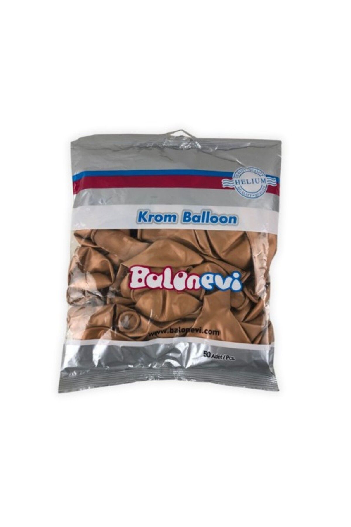 GLB BALON EVİ KROM BALON 12 İNÇ (30 CM ÇAP) 50'Lİ PAKET