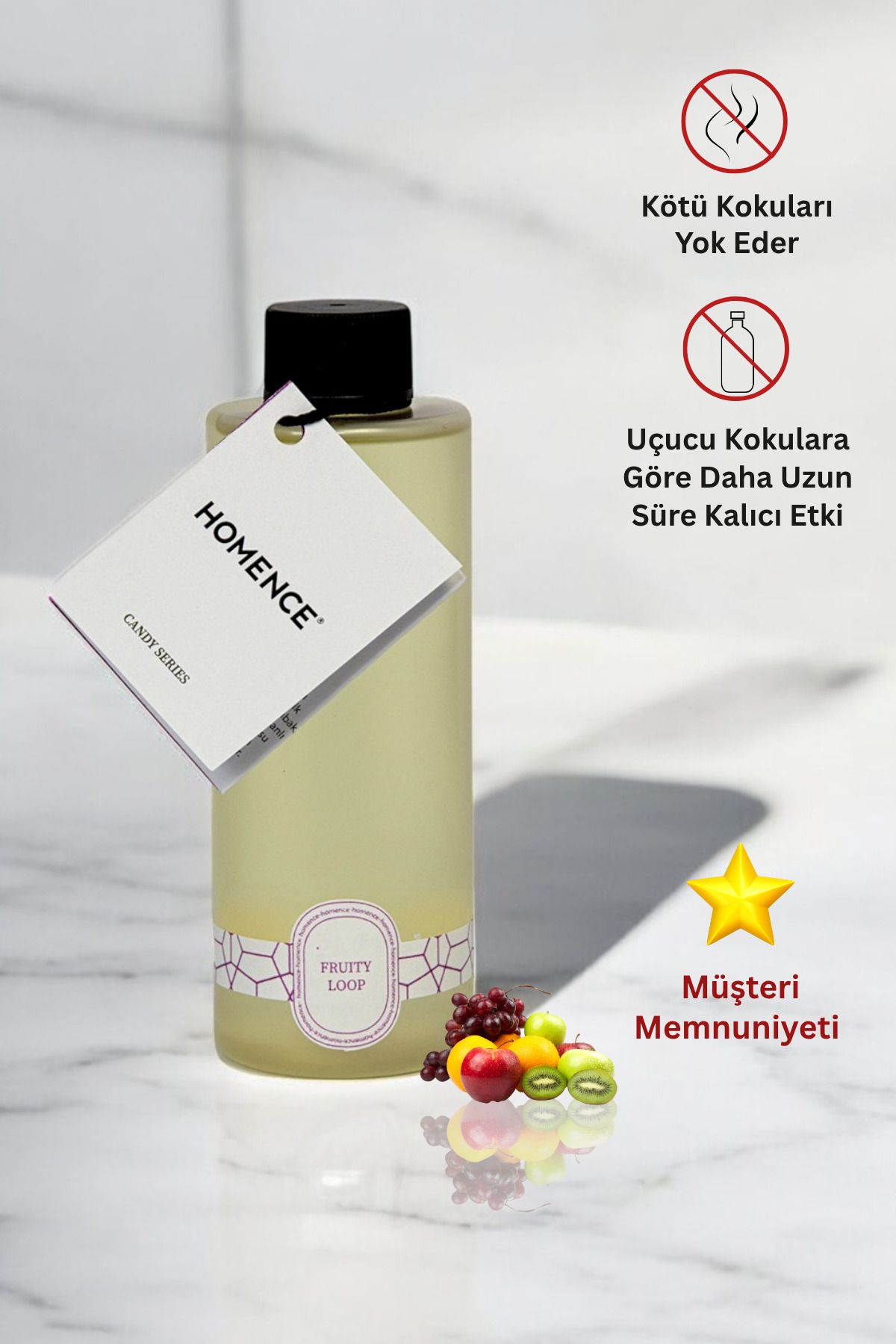 homence Fruity Loop Çubuklu Oda Kokusu 200 ml