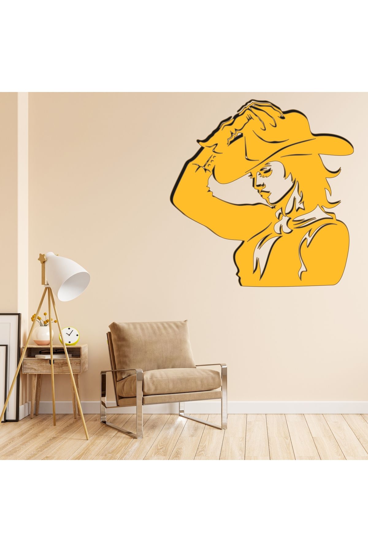 Grand Fine Art Parça Renkli MDF Tablo Kovgirl