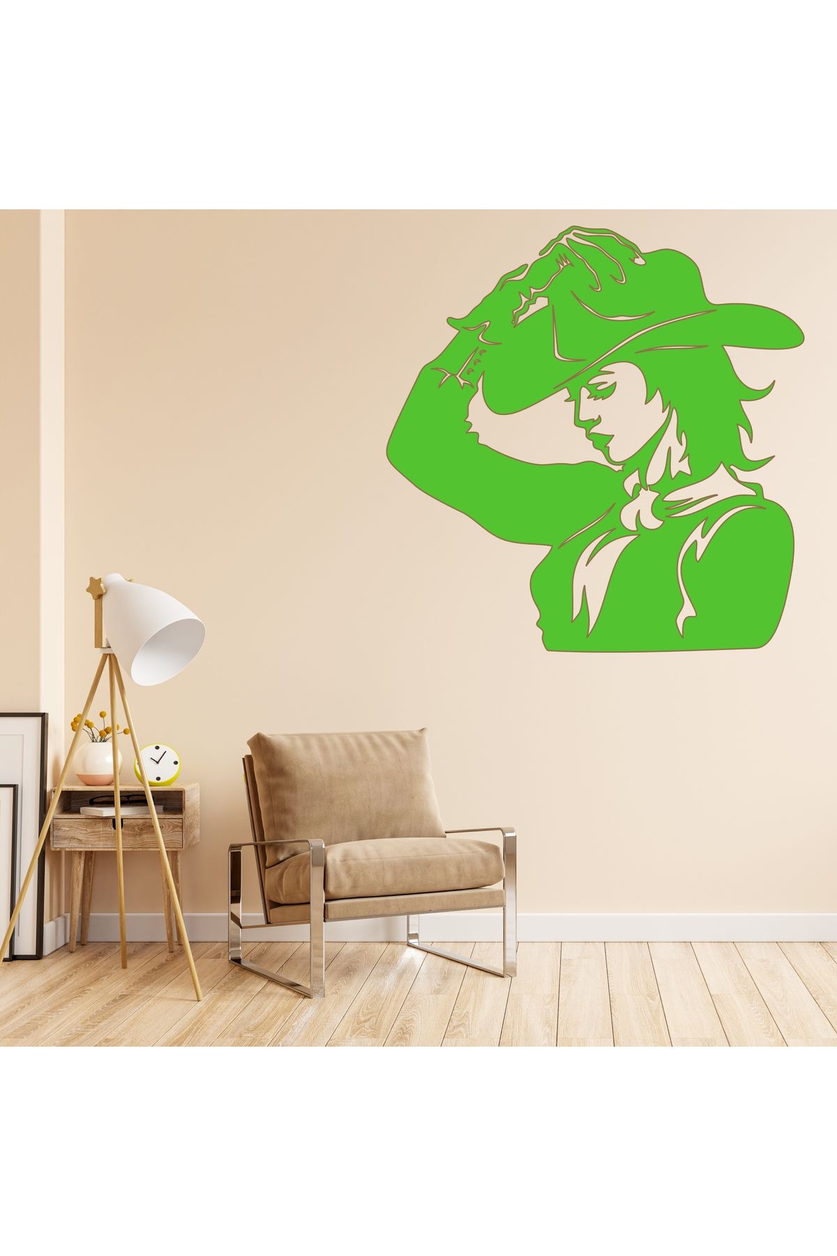 Grand Fine Art Parça Renkli MDF Tablo Kovgirl