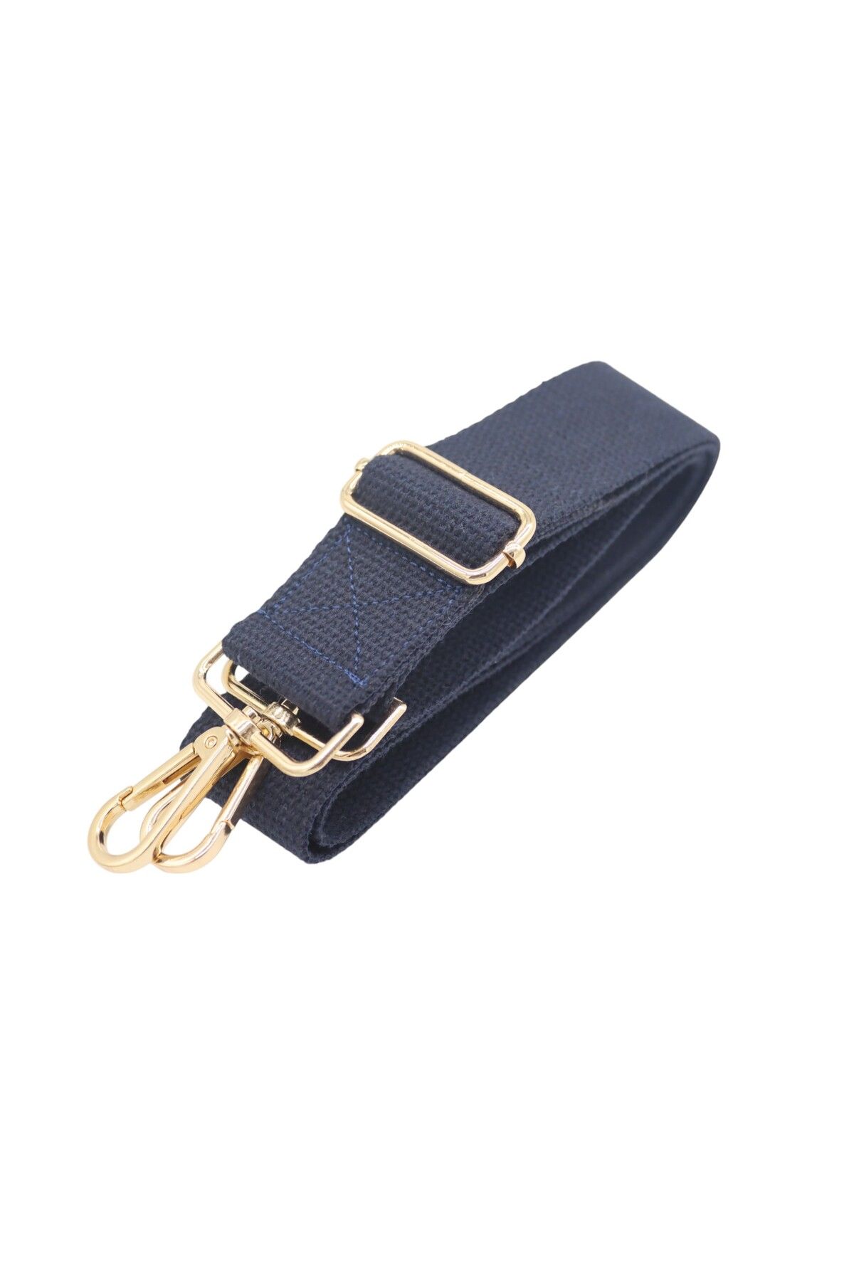 Anatolia 4cm eninde Lacivert pamuklu ayarlanabilir çanta omuz askısı 4cm x120 cm ,cotton bag strap