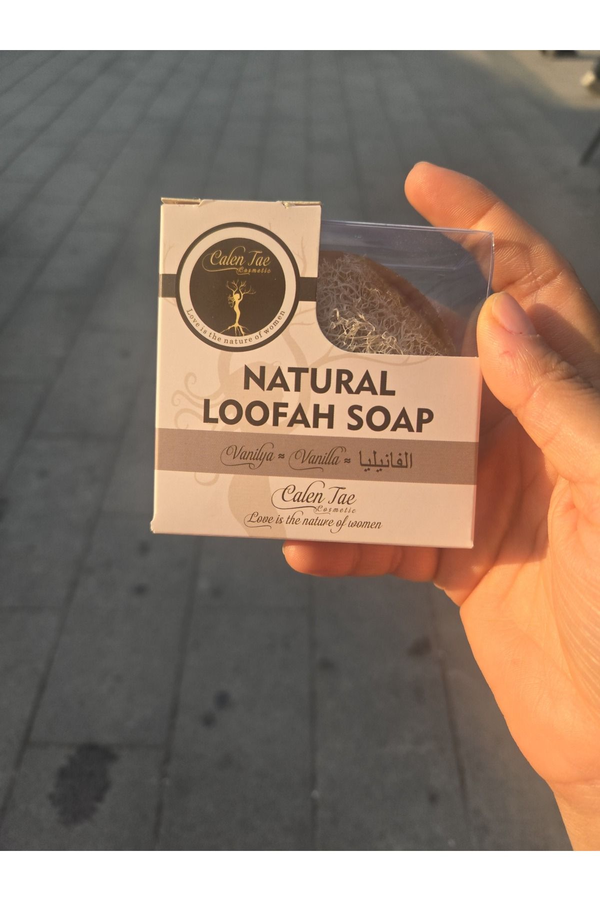 Calen Tae Cosmetic Natural loofah soap