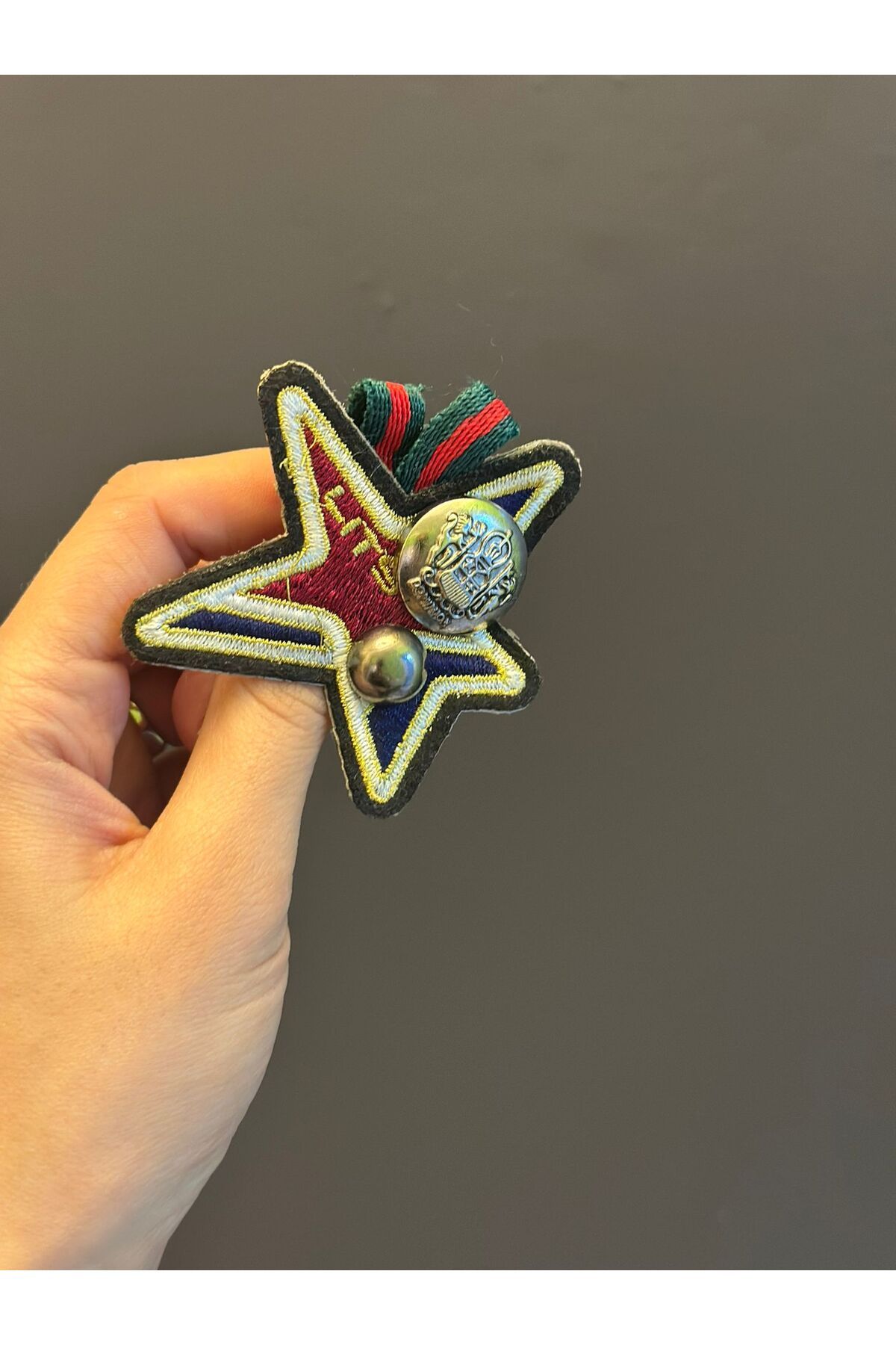 Gönülden Tasarım TASARIM YILDIZ BROŞ YAKA İĞNESİ 6X6 CM