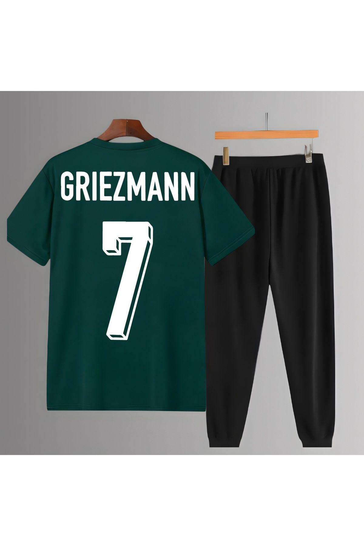 Biy Store Antoine Griezmann forma sırt futbol baskılı unisex kısa kollu tişört t-shirt eşofman