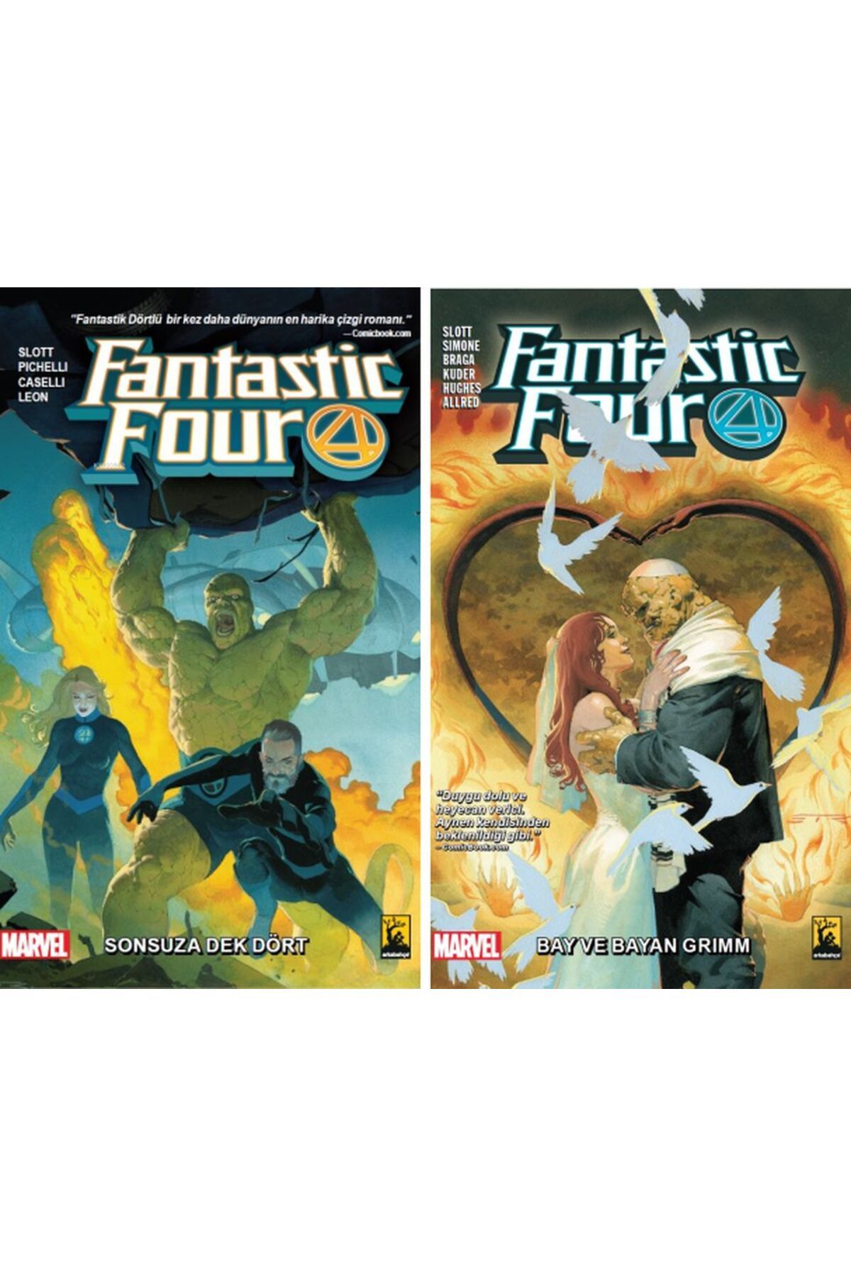 Arka Bahçe Yayıncılık Fantastic Four 1-2 (2kitap)