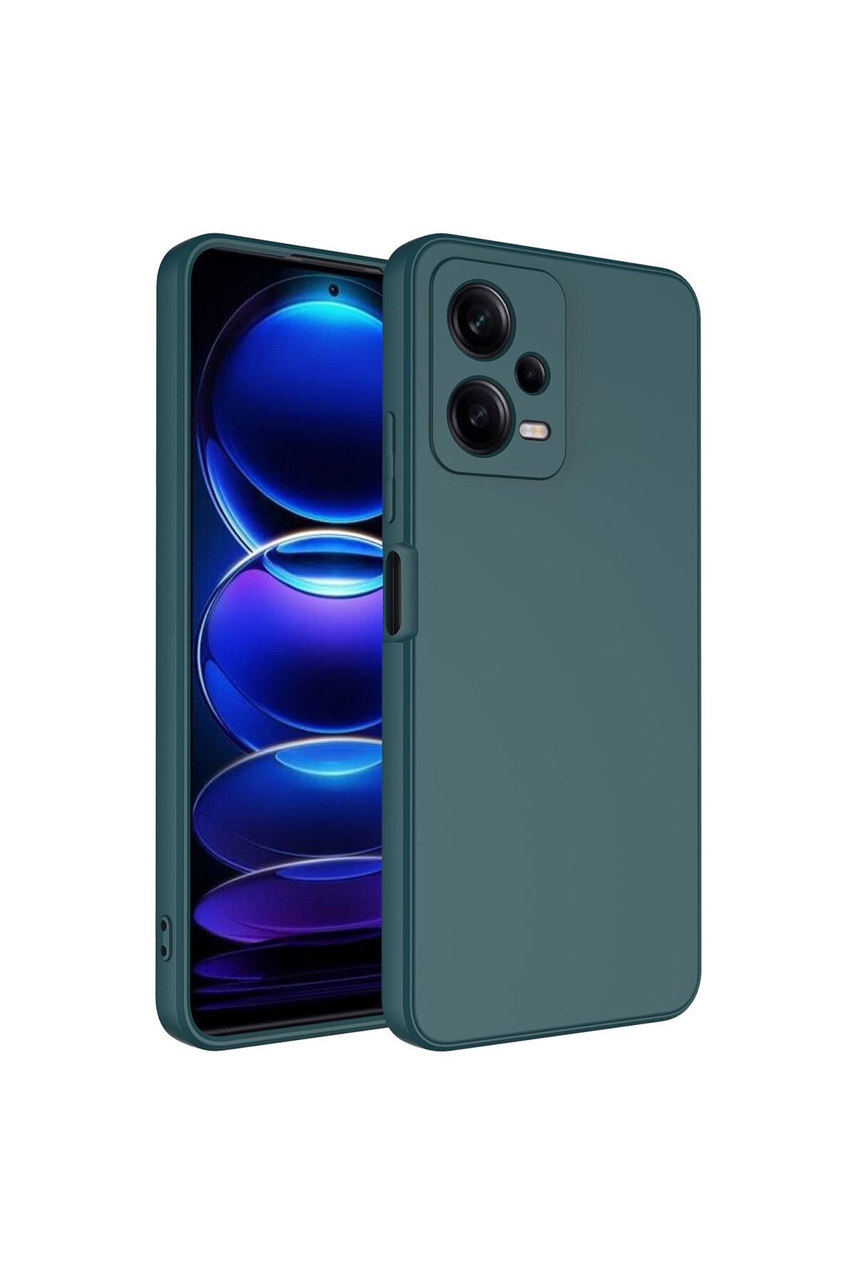 halkhouse Xiaomi Redmi Note 12 Pro 5G Kılıf Renkli Esnek Kırılmaz Yüksek Koruma Silikon Marra Kapak