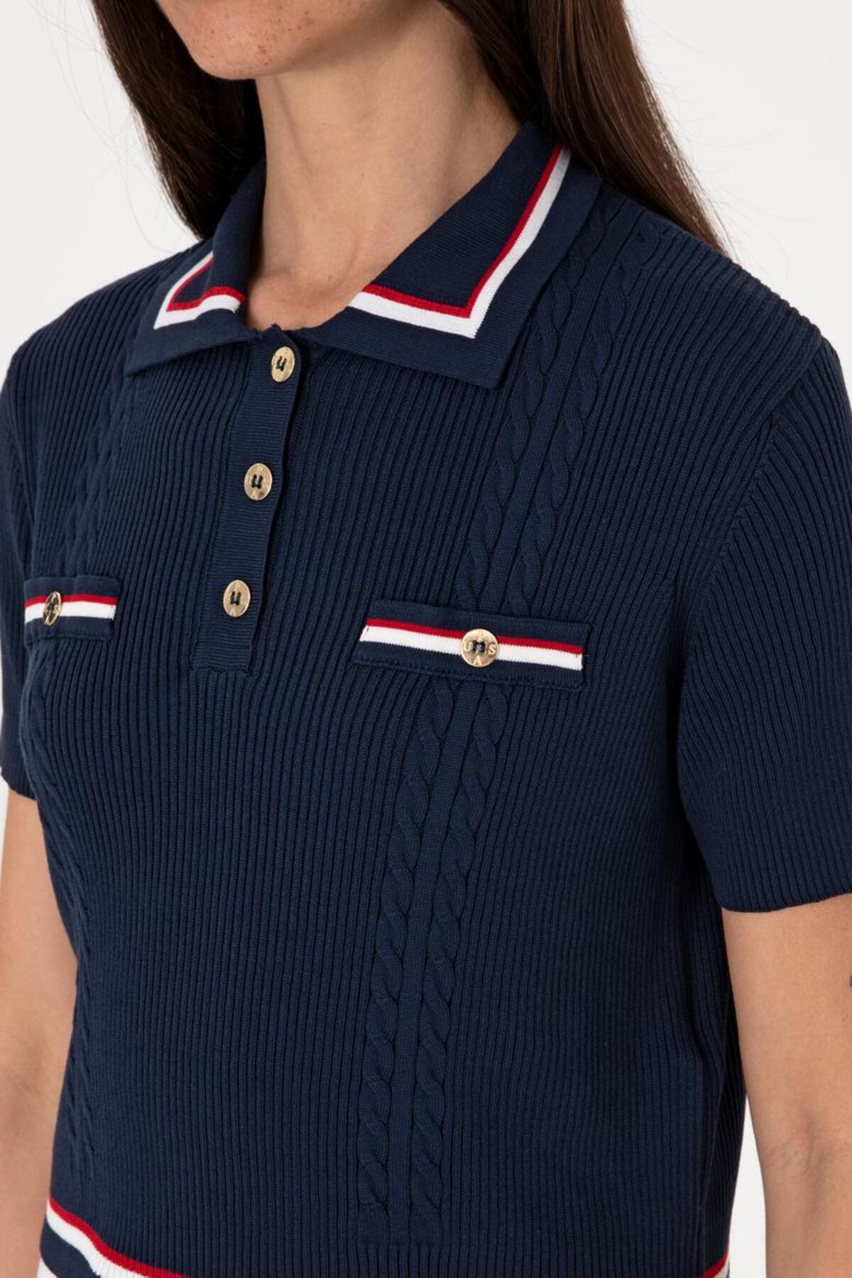 U.S. Polo Assn. Kadın Polo Yaka Kazak - Fiyatı, Yorumları